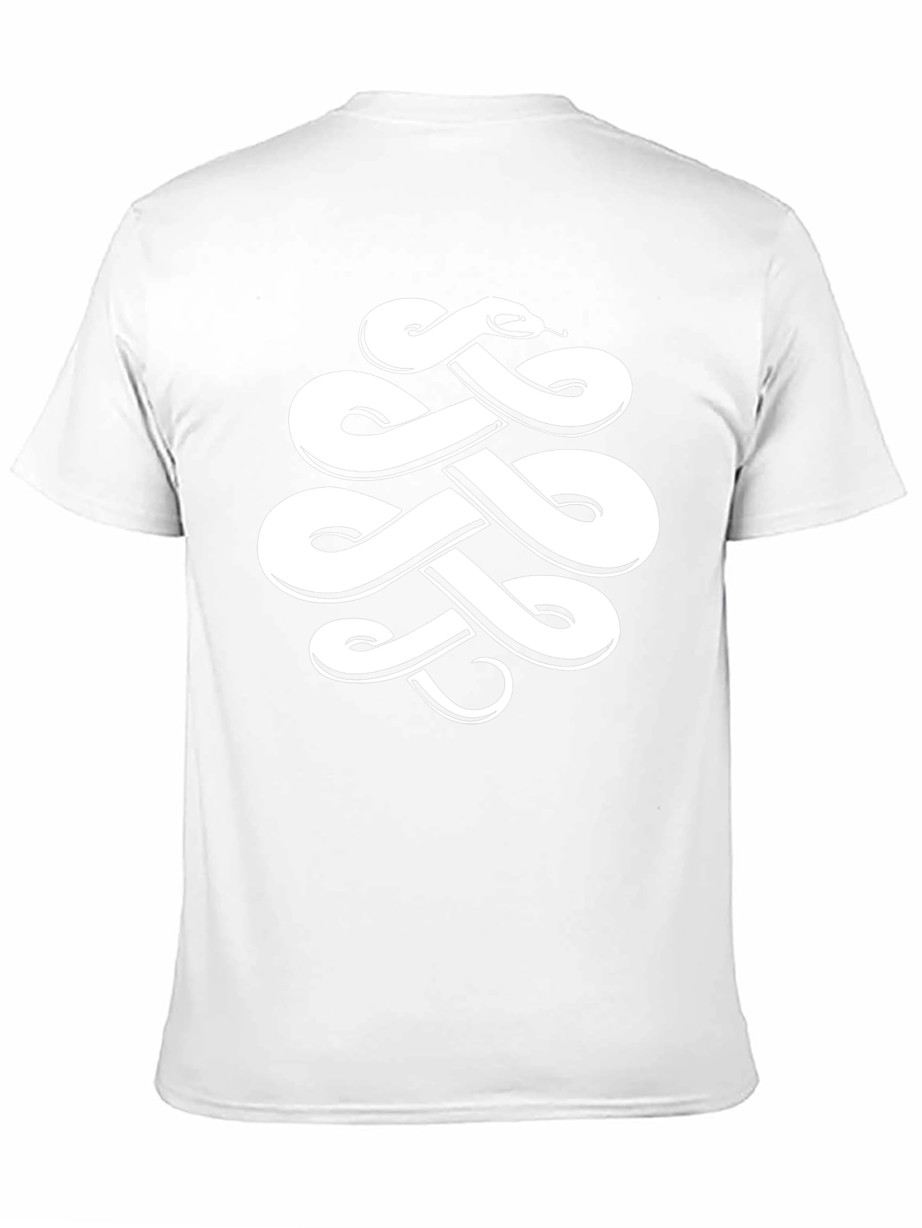 Snake Knot Graphic Tee - Black Casual Wear