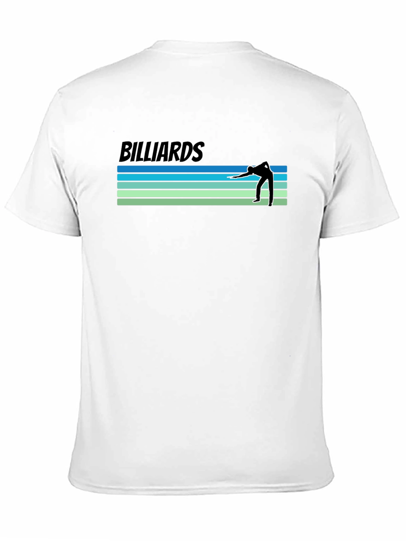 Billiards Retro Style Graphic T-Shirt