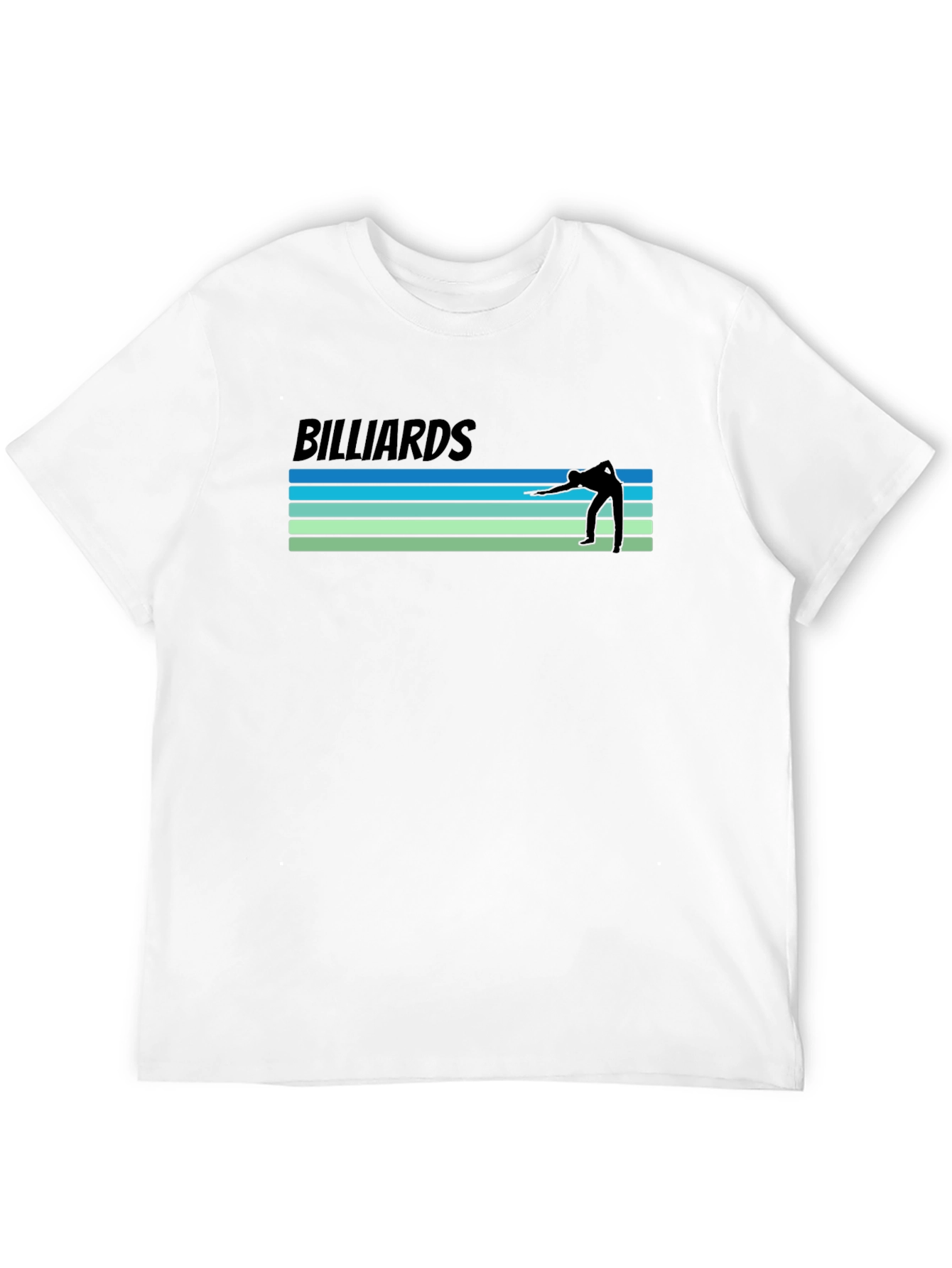 Billiards Retro Style Graphic T-Shirt