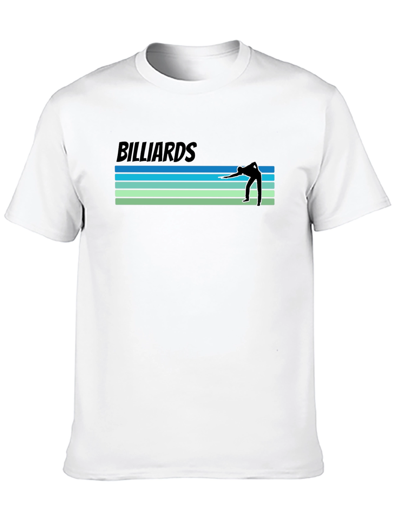 Billiards Retro Style Graphic T-Shirt