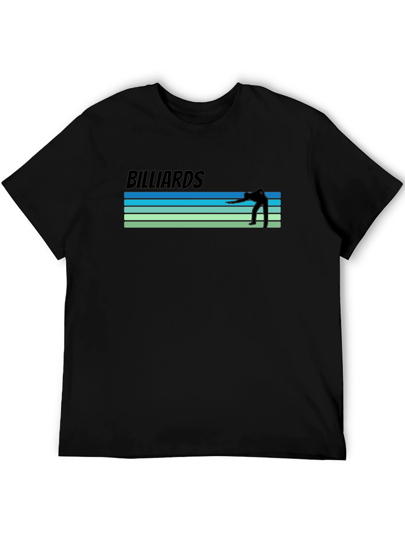 Billiards Retro Style Graphic T-Shirt