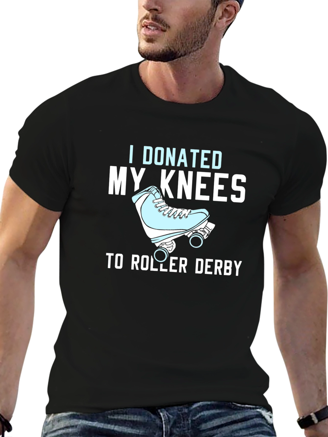 Roller Derby Knee Donation T-Shirt