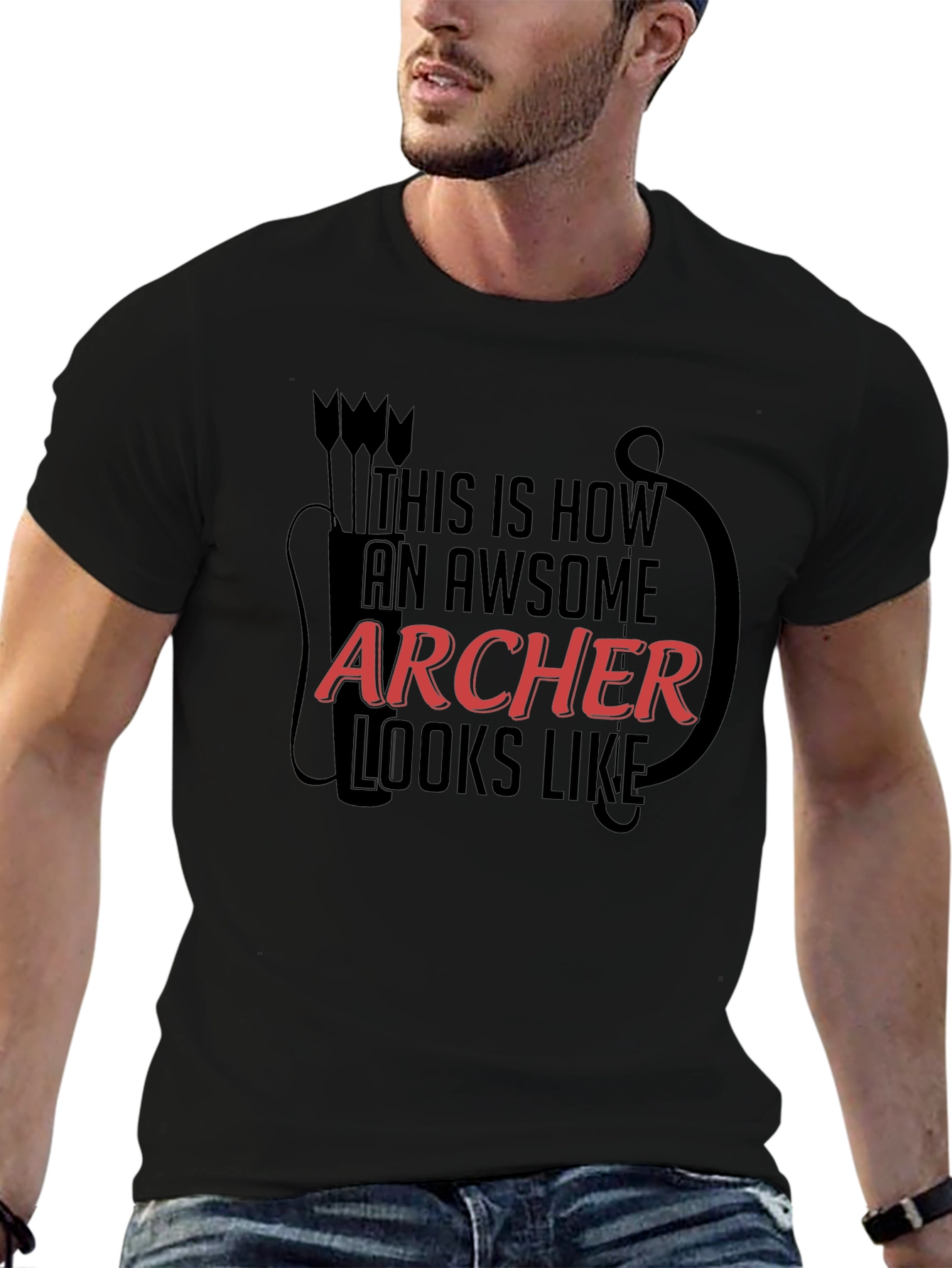 Awesome Archer T-Shirt - Black
