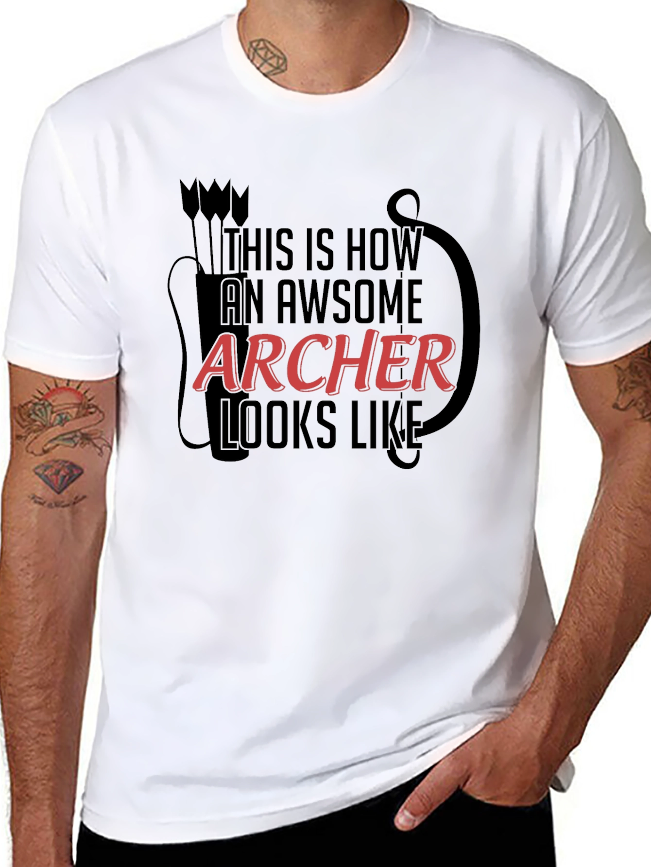 Awesome Archer T-Shirt - Black