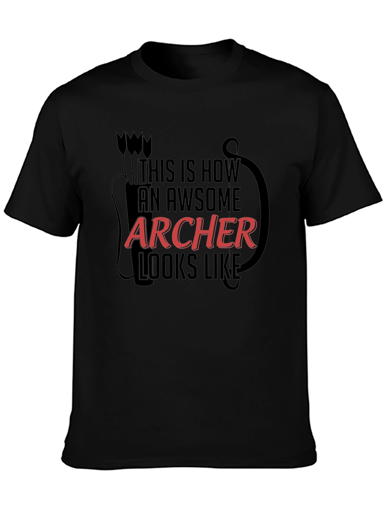 Awesome Archer T-Shirt - Black