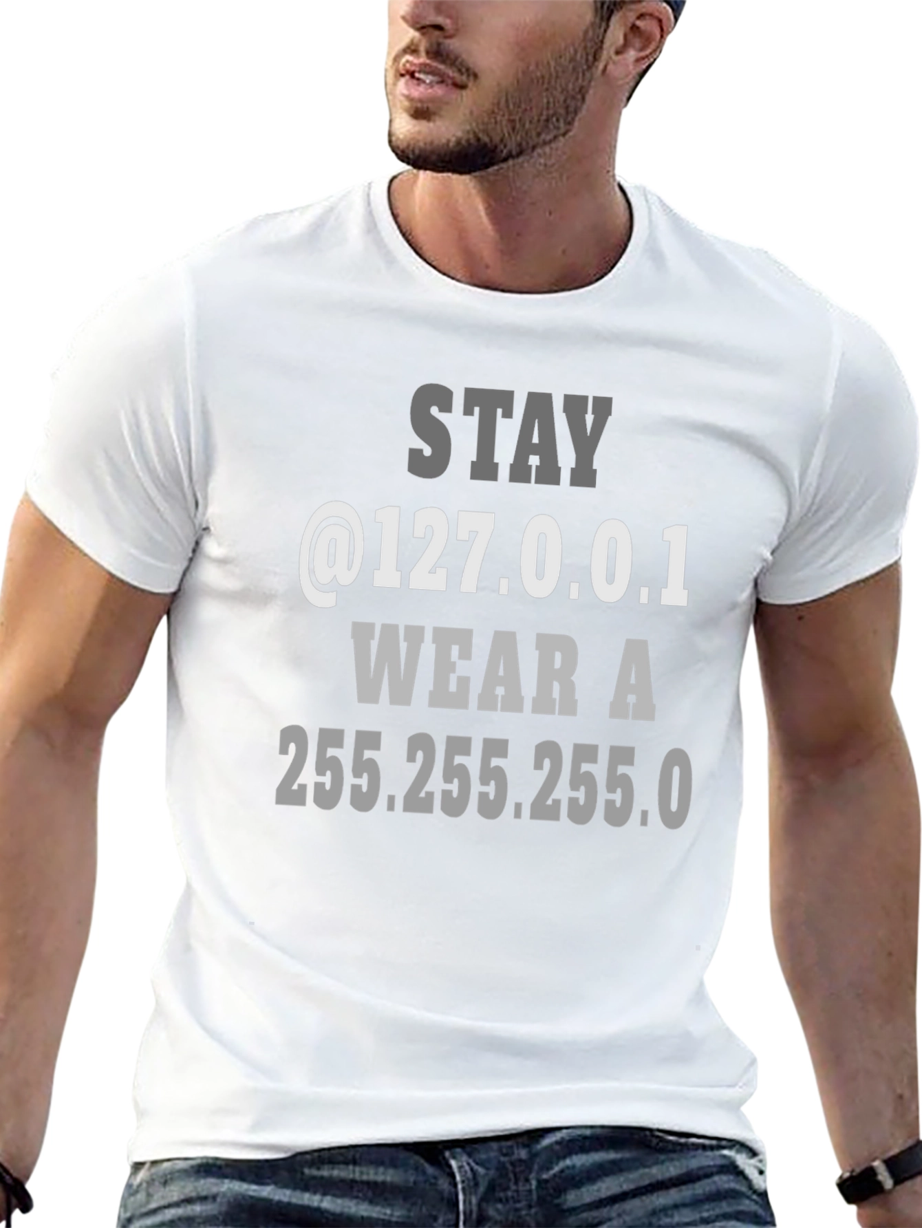 Stay Local T-Shirt - Funny Geek Tee
