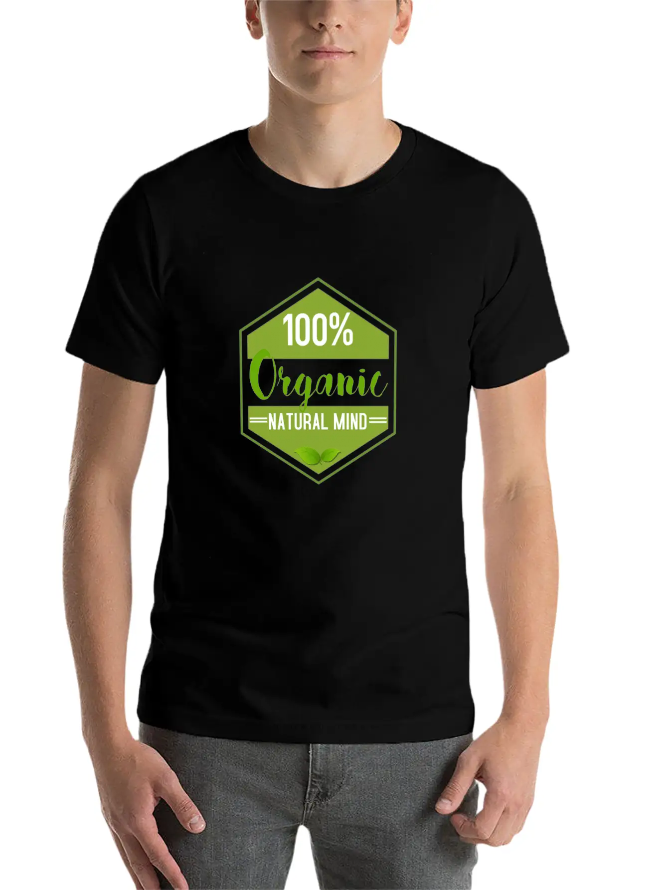 Organic Natural Mind Unisex Casual T-Shirt – Clean Design For Daily Comfort