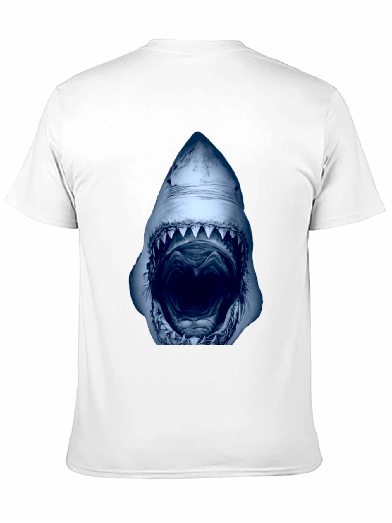 Shark Mouth Graphic Black T-Shirt