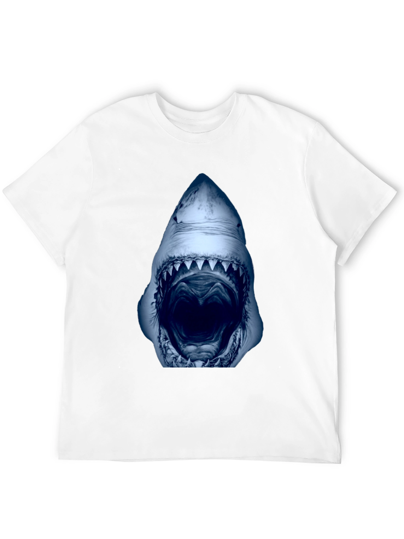 Shark Mouth Graphic Black T-Shirt