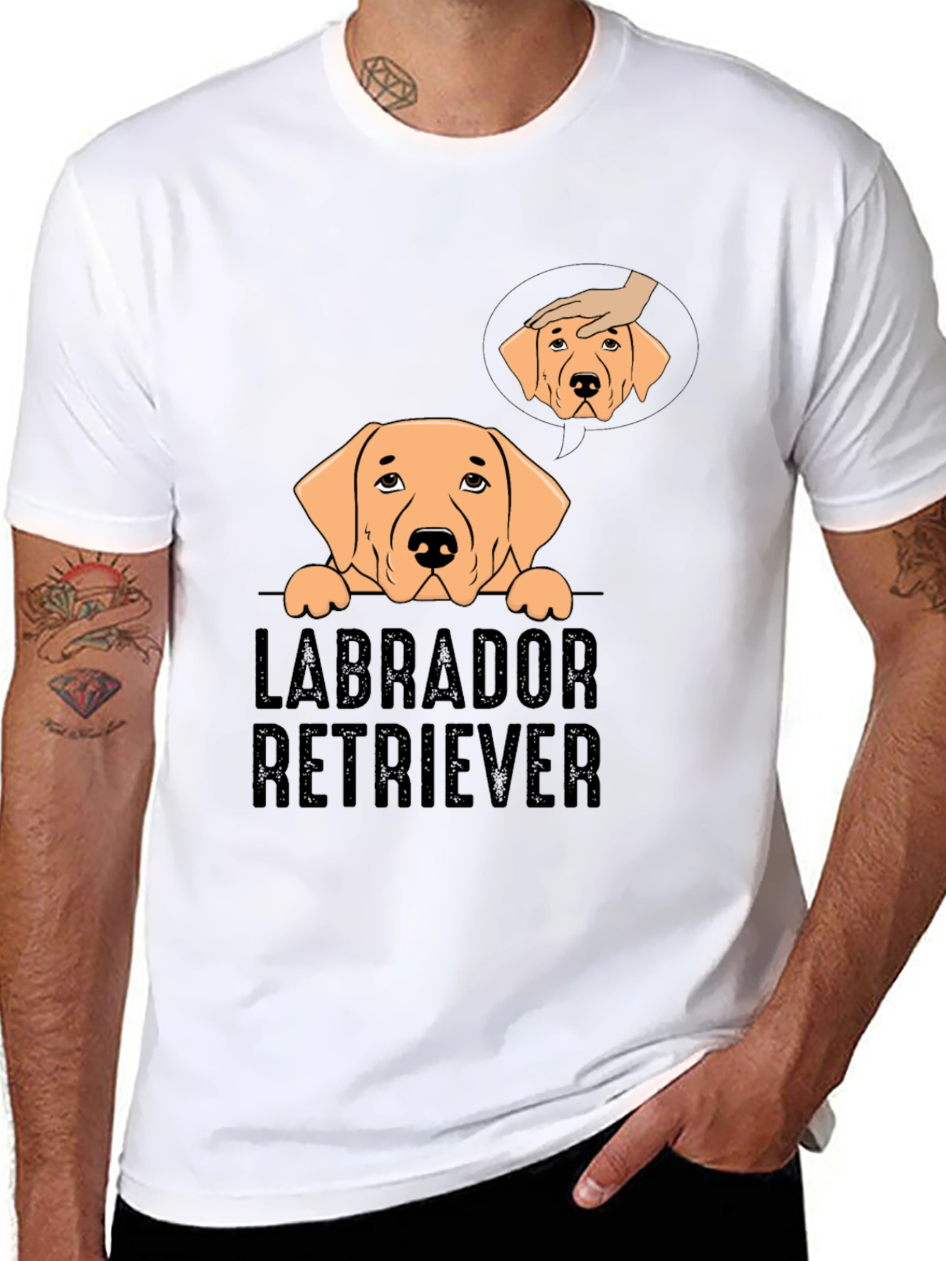 Labrador Retriever Graphic T-Shirt - Dog Lover Tee