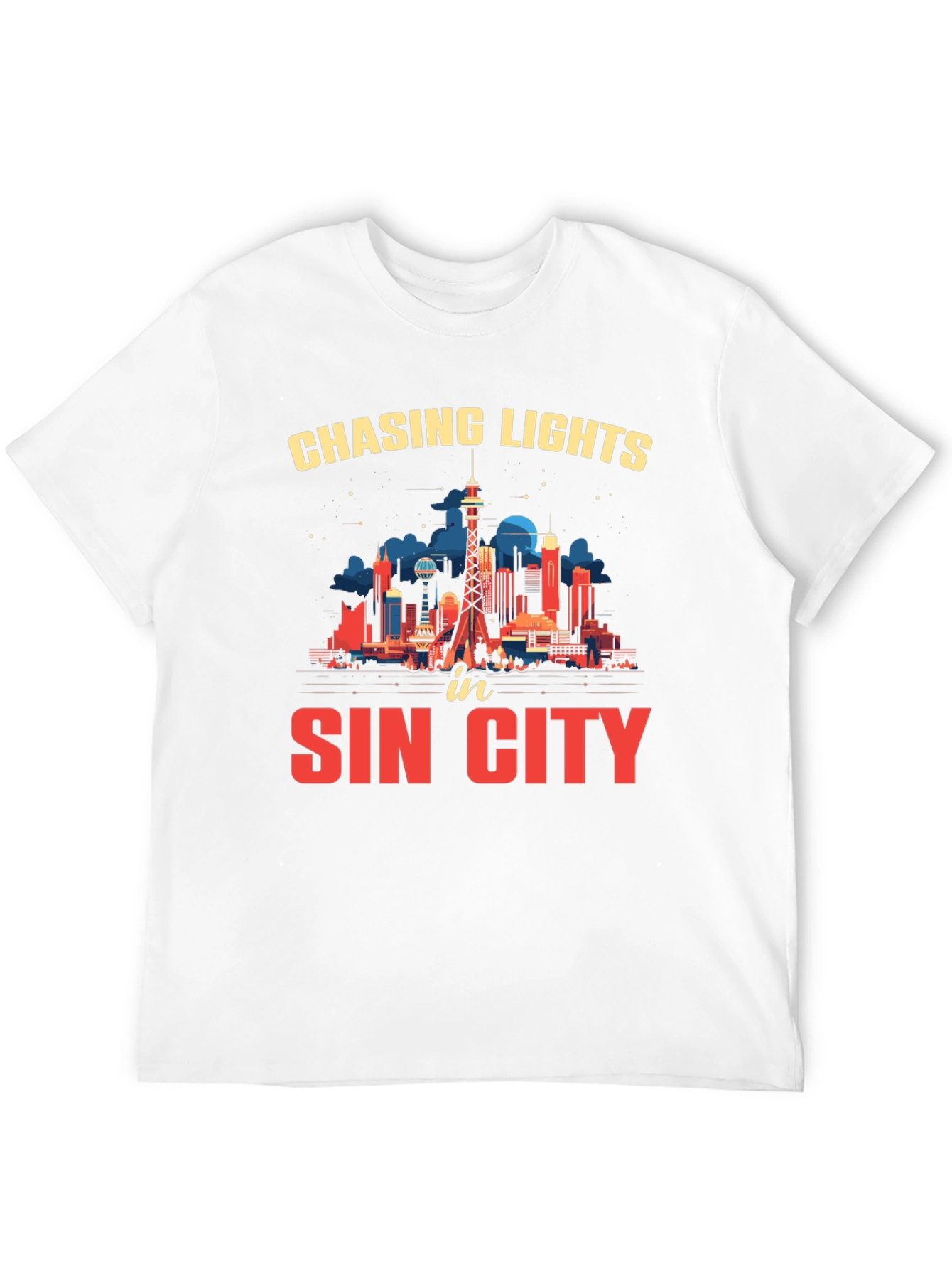 Chasing Lights Sin City T-Shirt