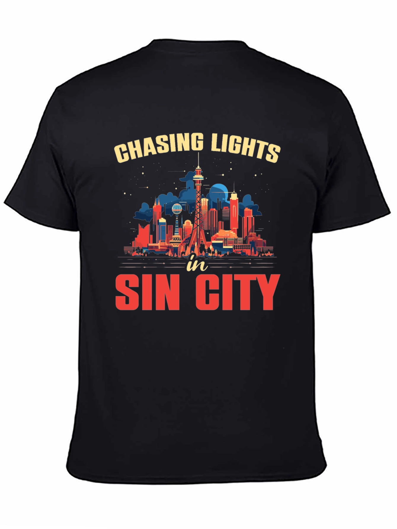 Chasing Lights Sin City T-Shirt