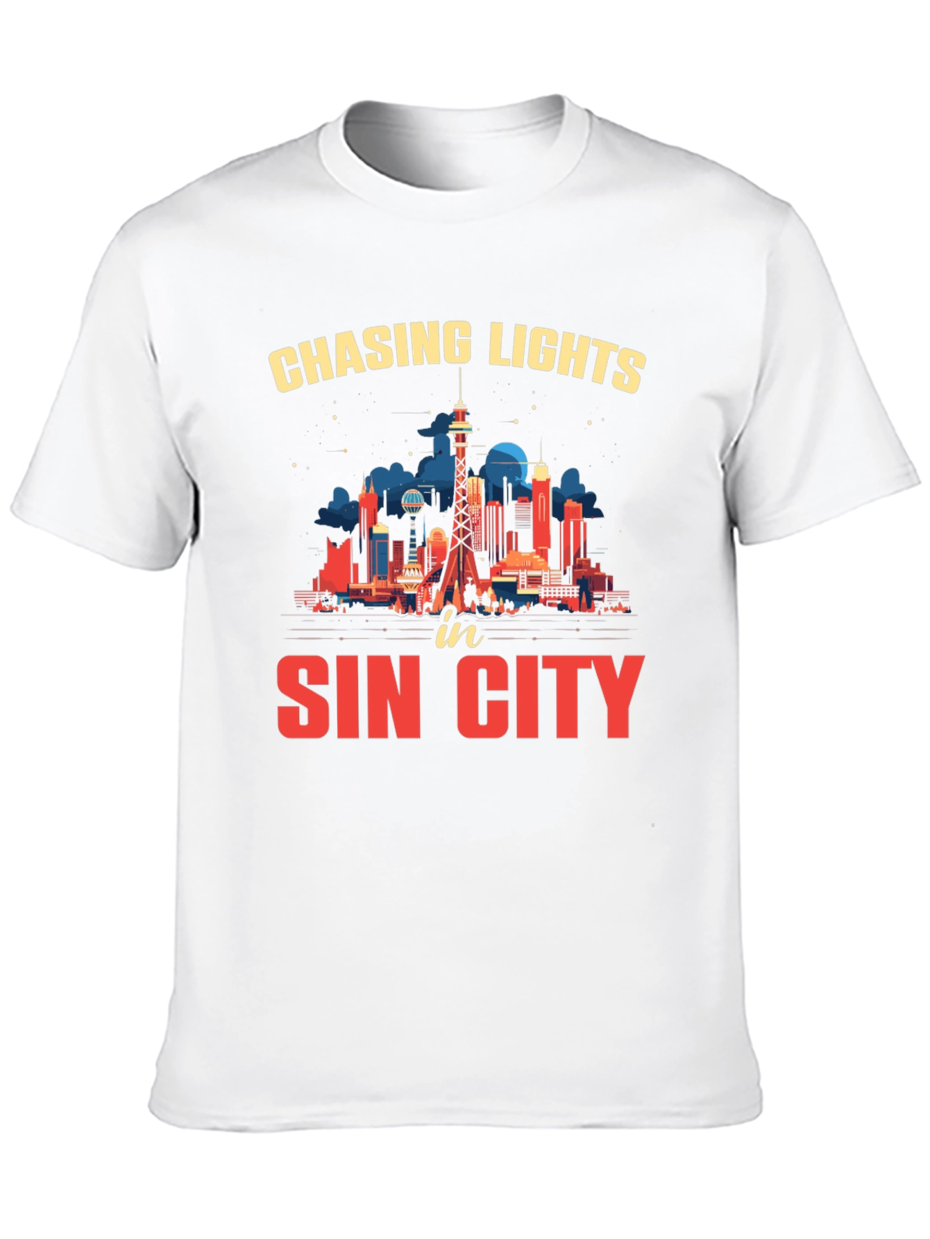 Chasing Lights Sin City T-Shirt