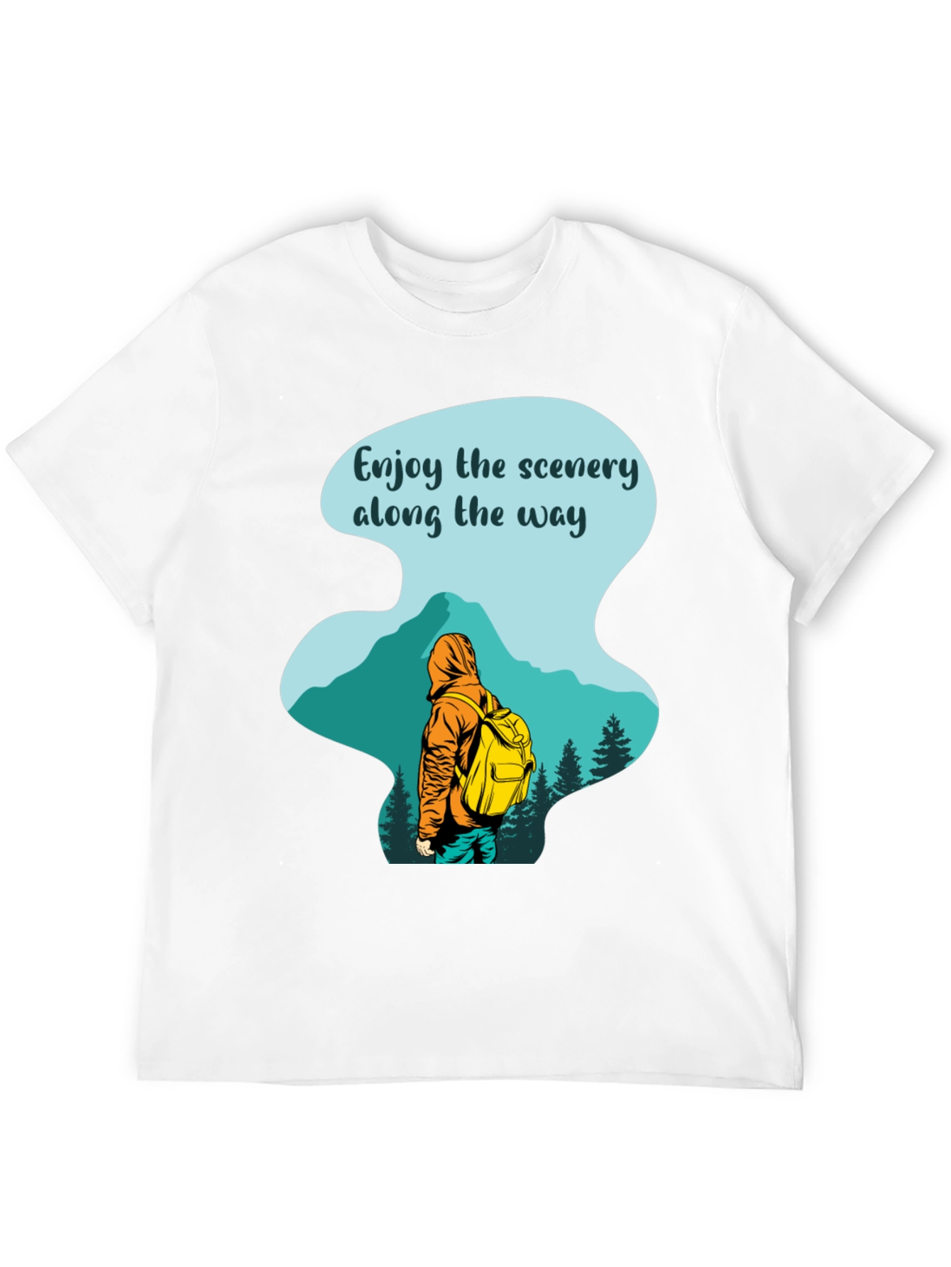 Enjoy The Scenery T-Shirt: Hiking Adventure Tee