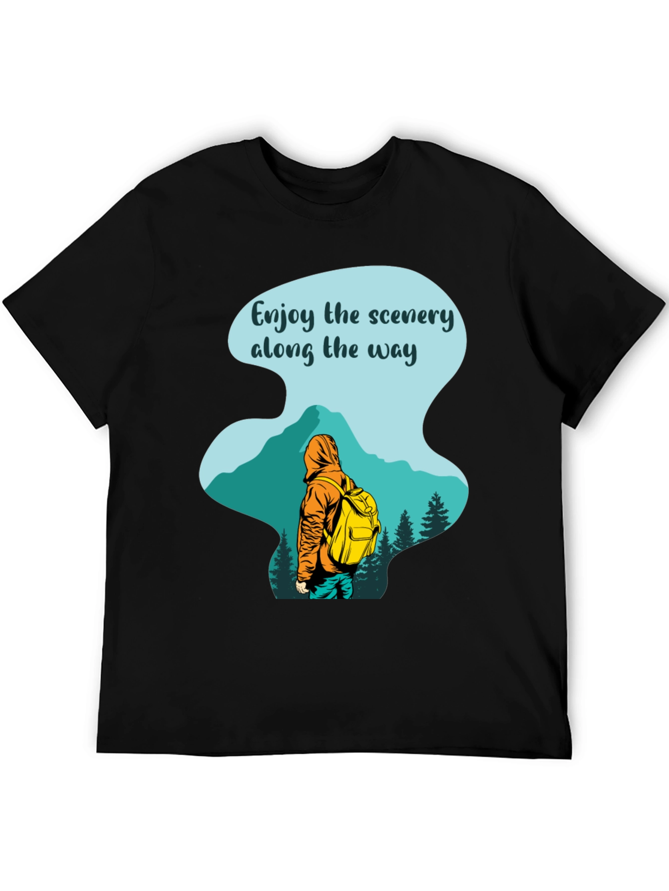 Enjoy The Scenery T-Shirt: Hiking Adventure Tee