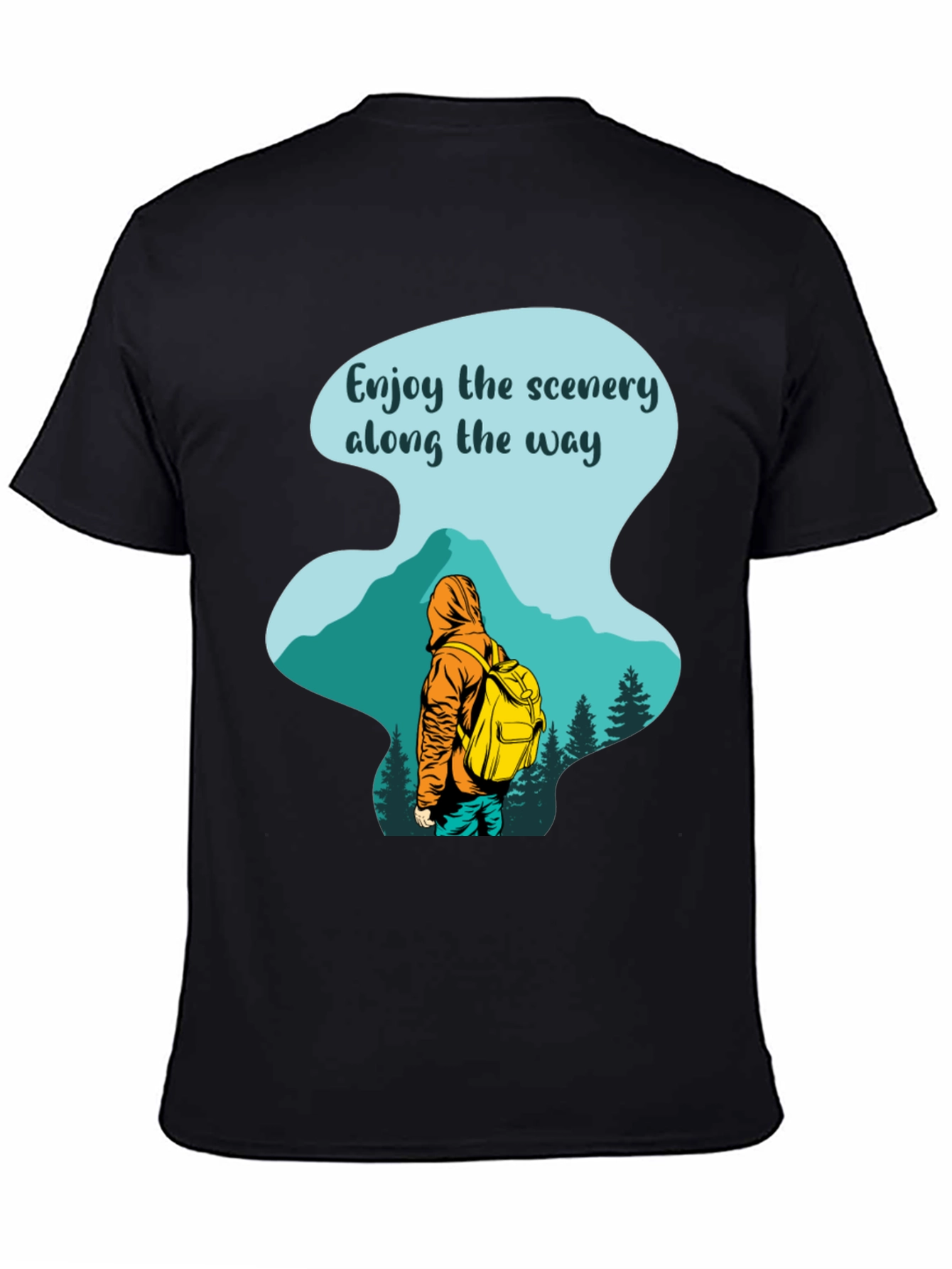 Enjoy The Scenery T-Shirt: Hiking Adventure Tee