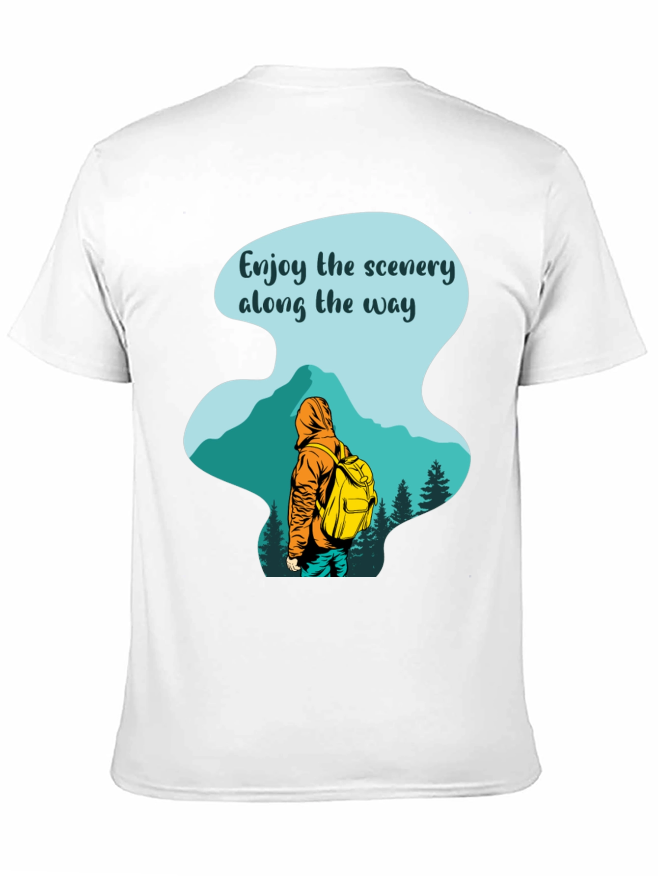 Enjoy The Scenery T-Shirt: Hiking Adventure Tee