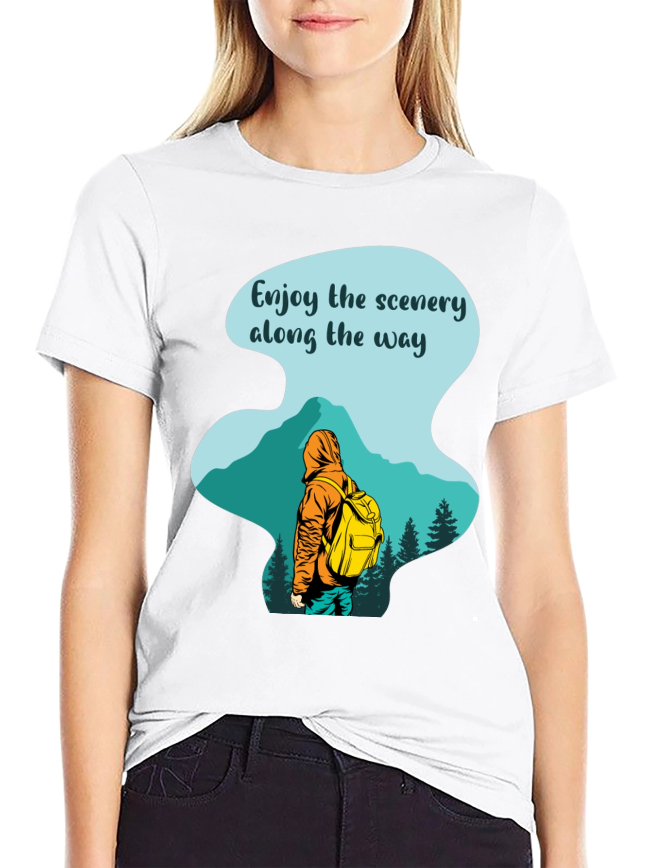 Enjoy The Scenery T-Shirt: Hiking Adventure Tee
