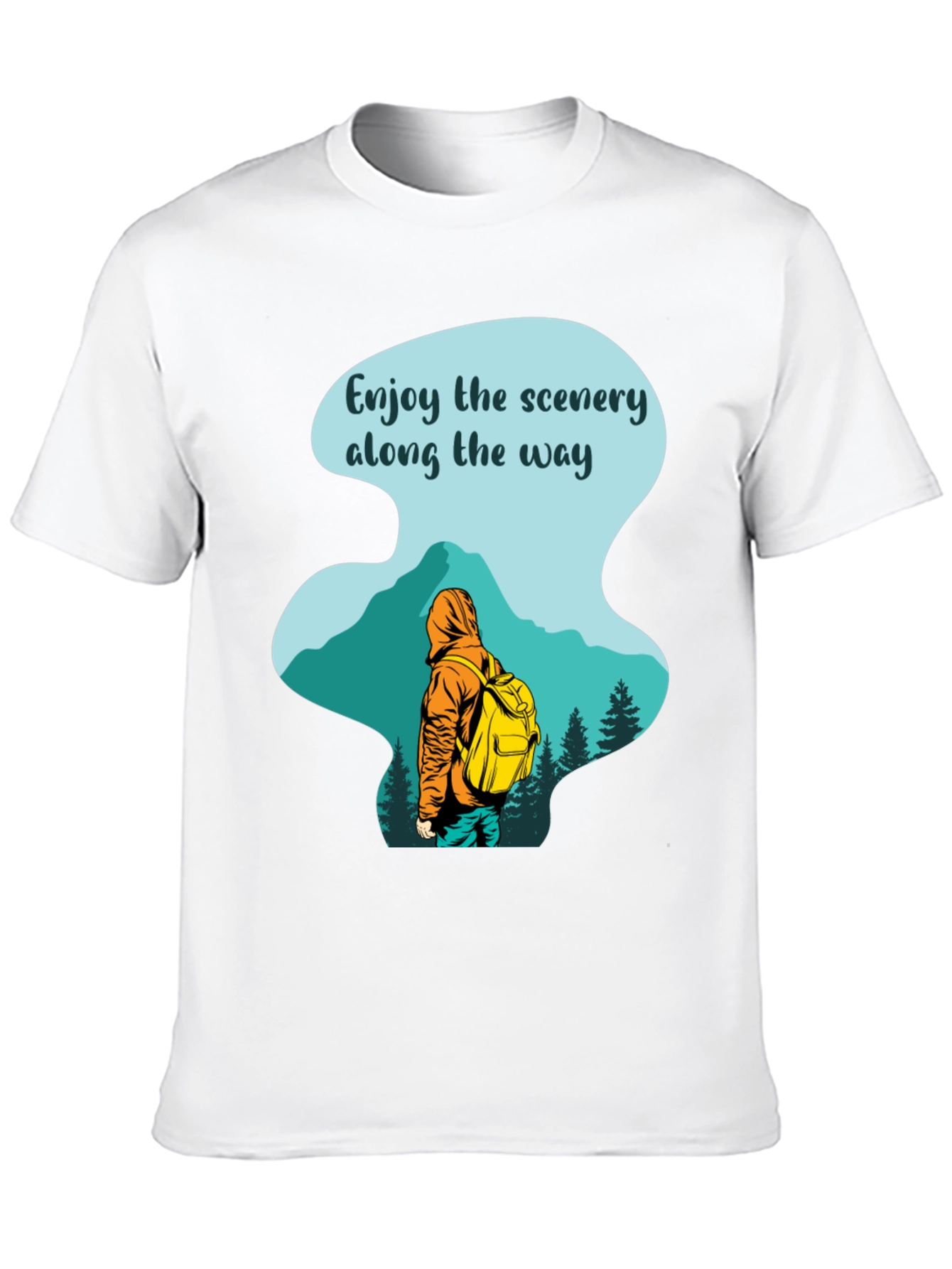 Enjoy The Scenery T-Shirt: Hiking Adventure Tee