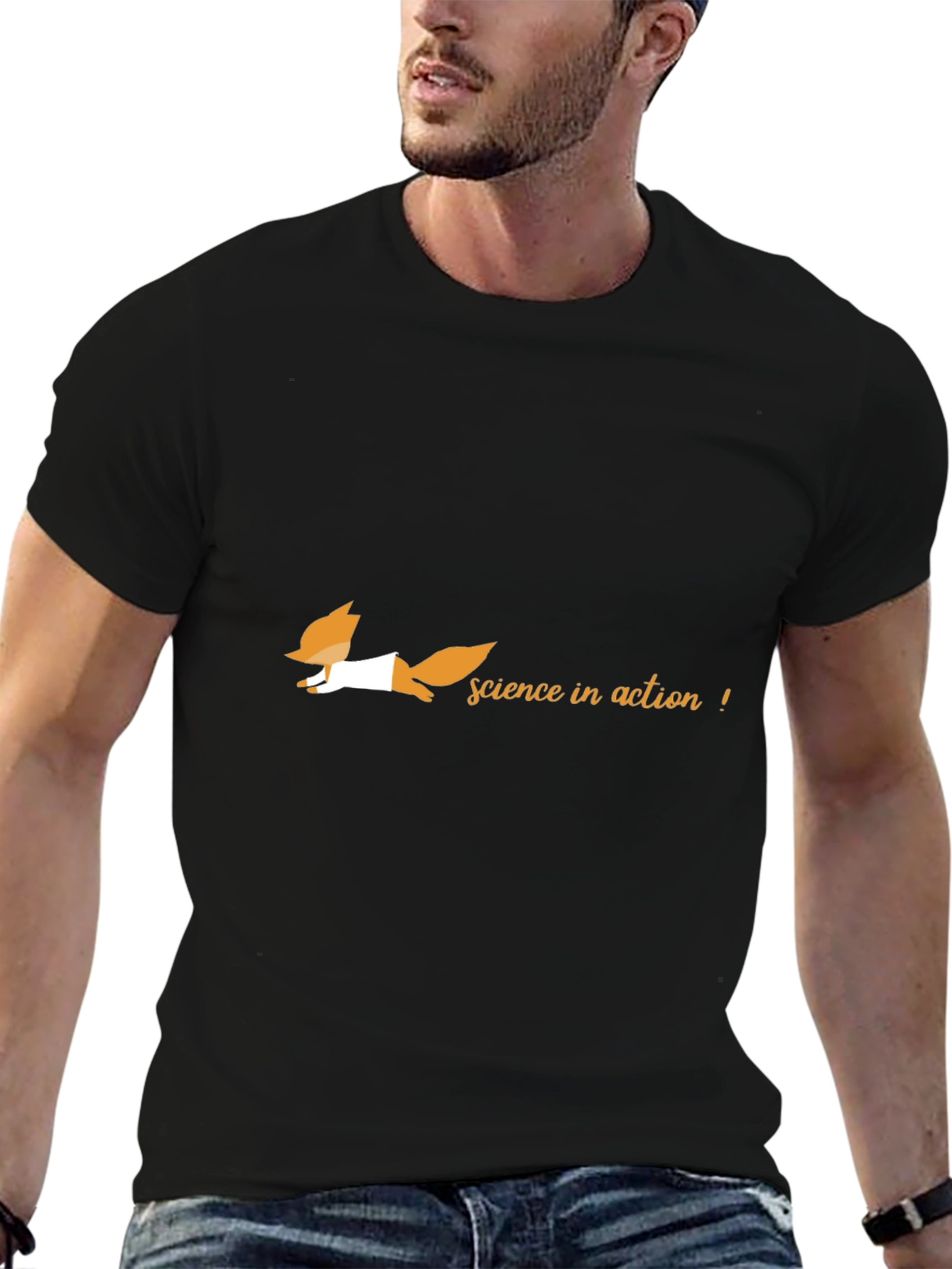 Science in Action Black T-Shirt