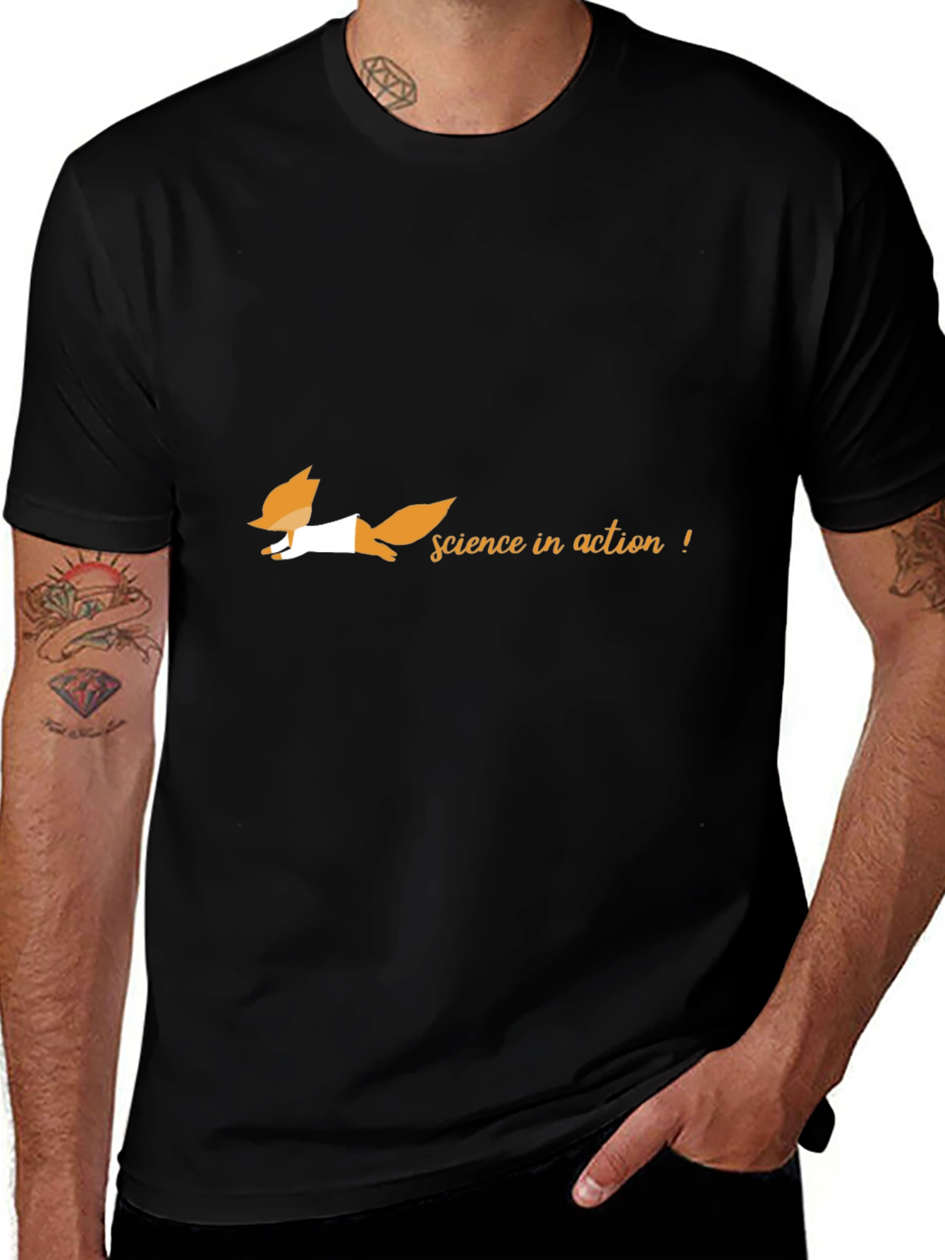 Science in Action Black T-Shirt