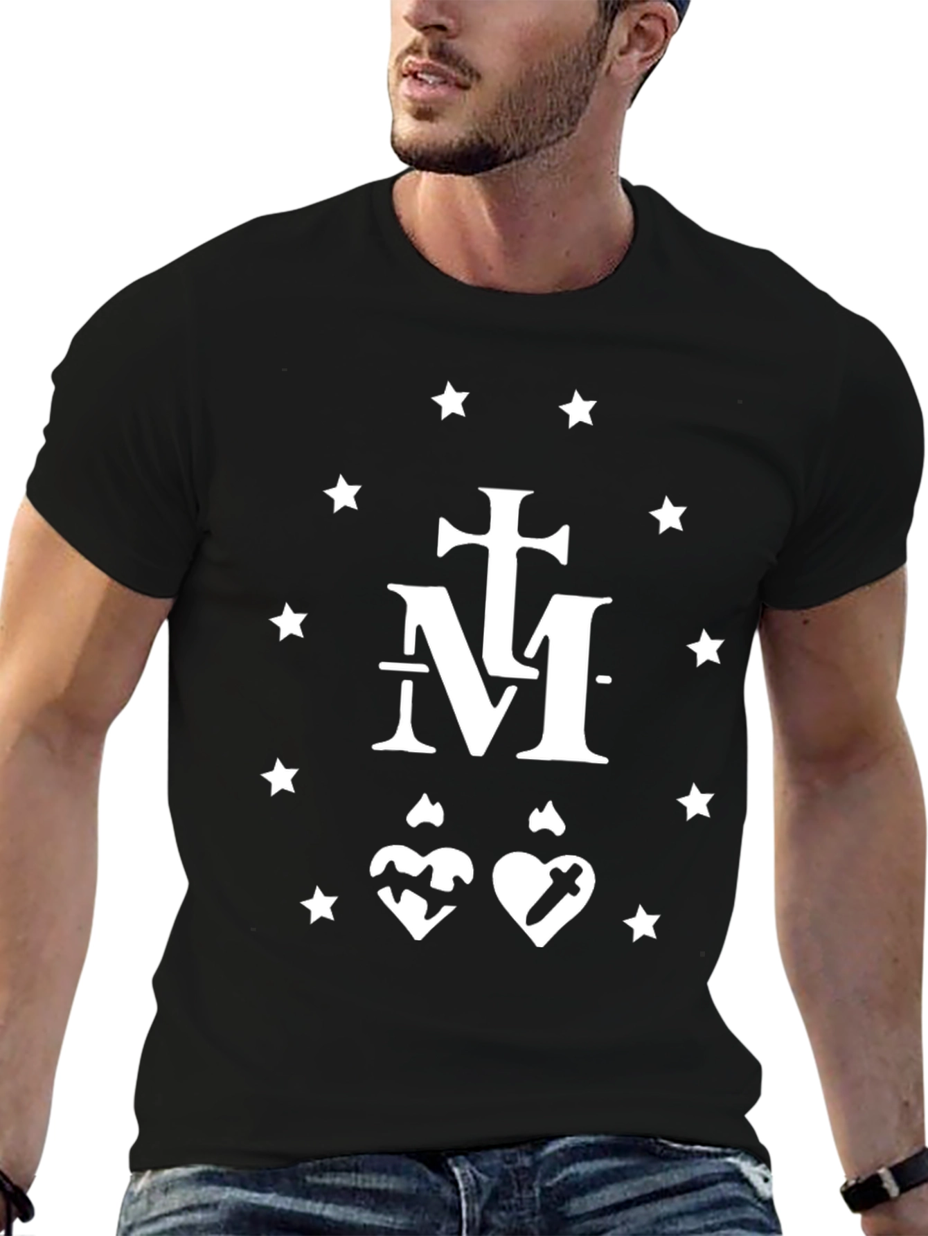 Miraculous Medal T-Shirt Religious Marian Devotion
