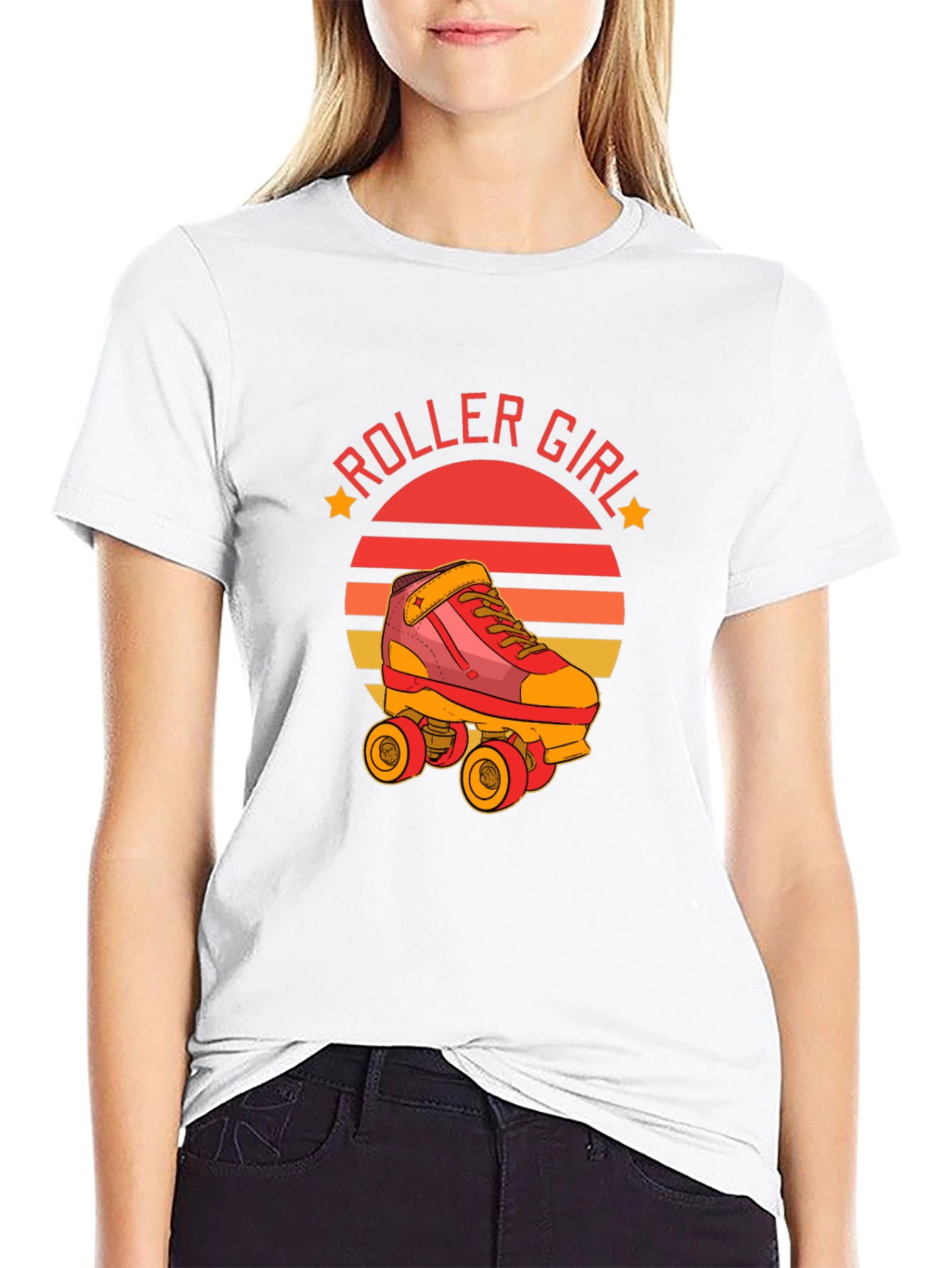Roller Girl Retro T-Shirt