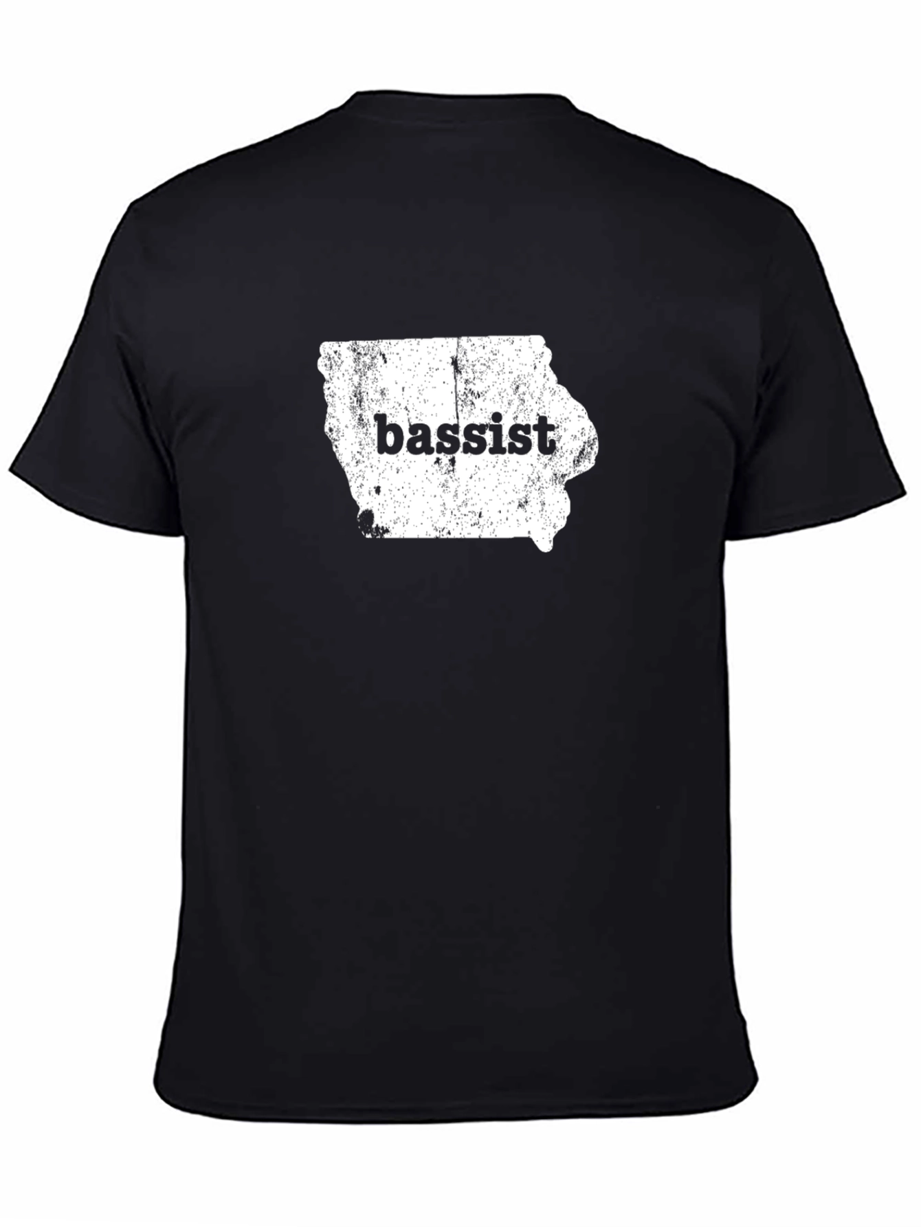 Iowa Bassist Graphic T-Shirt - Musician State Pride