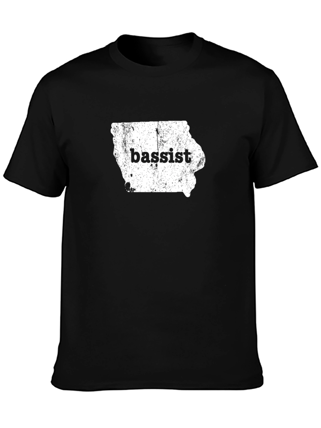 Iowa Bassist Graphic T-Shirt - Musician State Pride