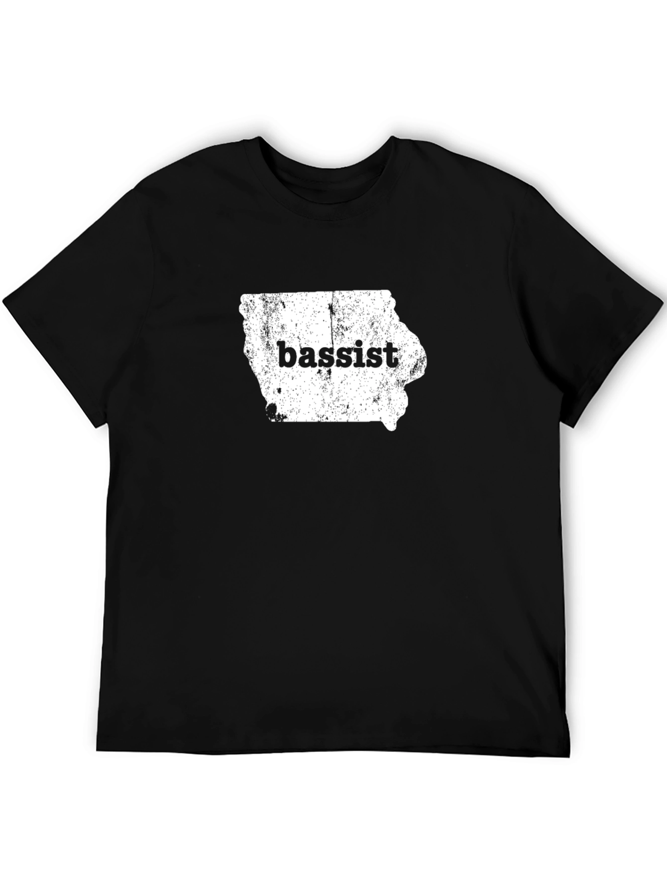 Iowa Bassist Graphic T-Shirt - Musician State Pride