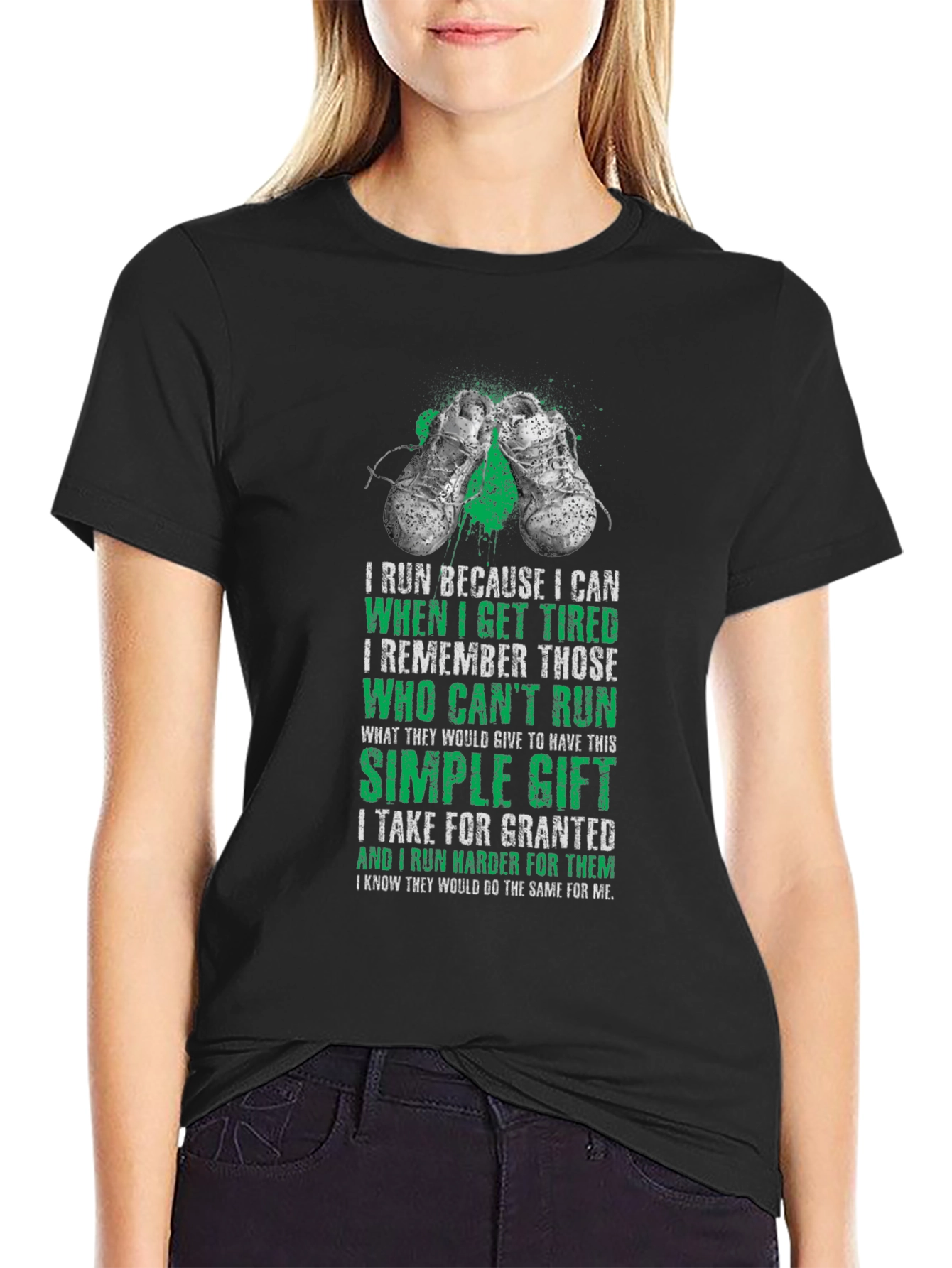 Motivational Running T-Shirt - Gift of Running
