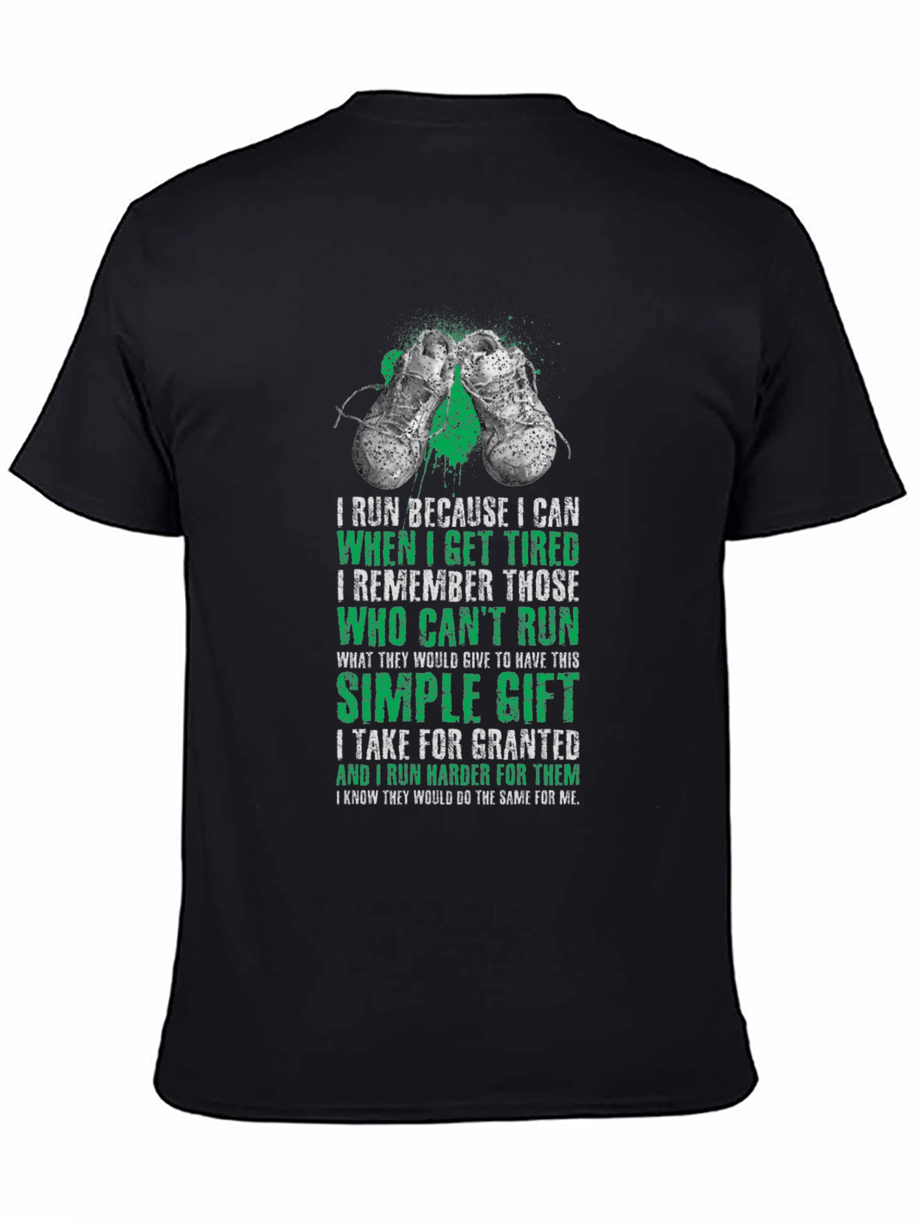 Motivational Running T-Shirt - Gift of Running