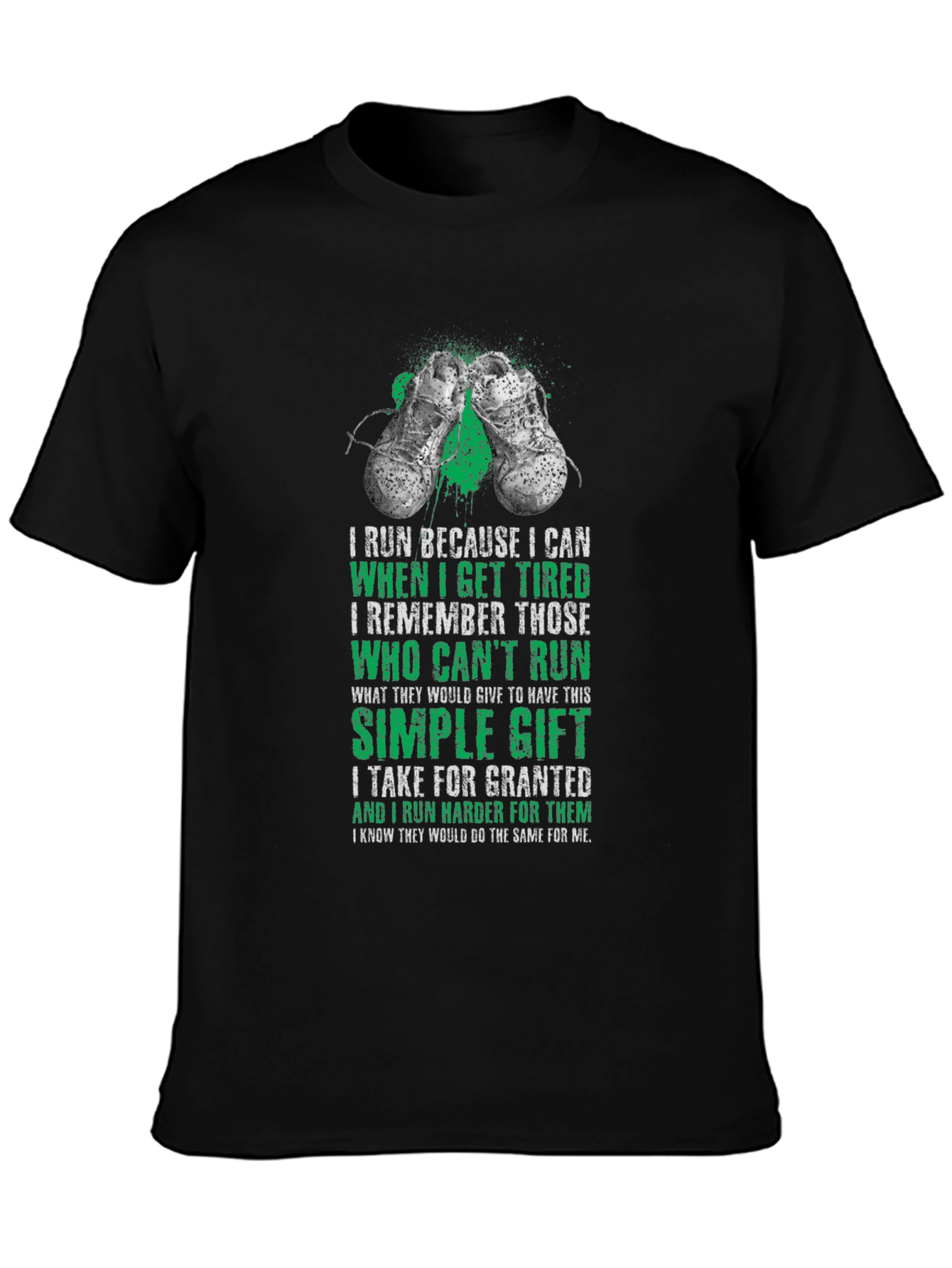 Motivational Running T-Shirt - Gift of Running