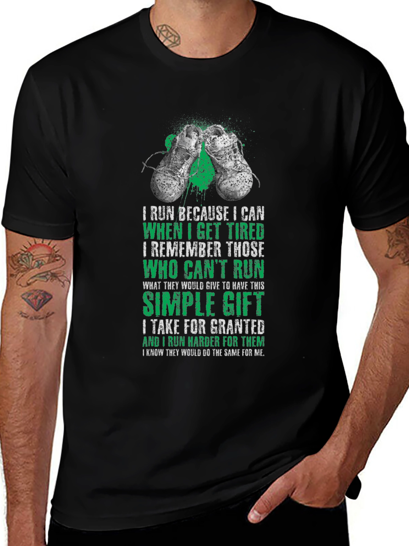 Motivational Running T-Shirt - Gift of Running