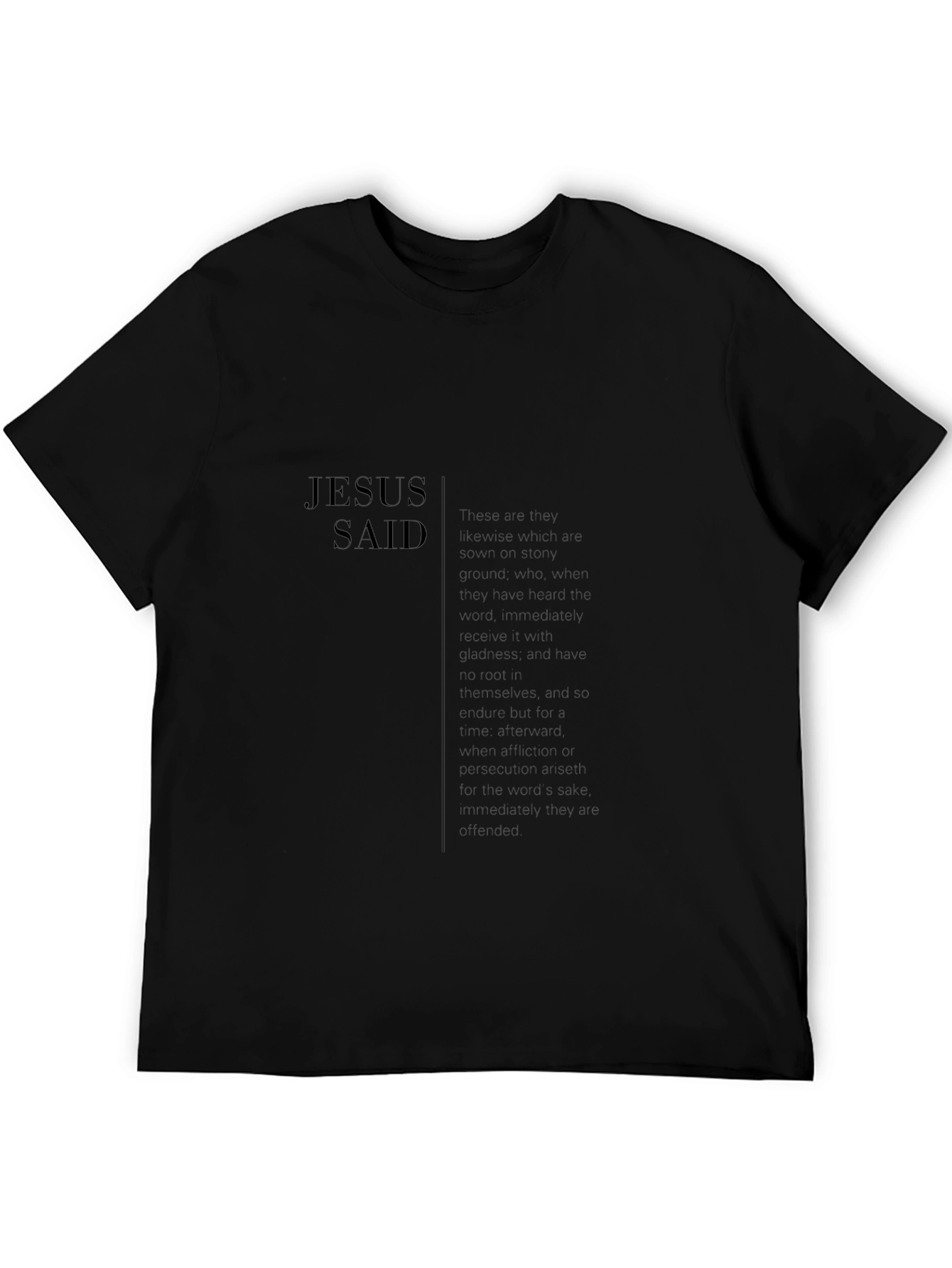 Faith-Based Jesus Said T-Shirt
