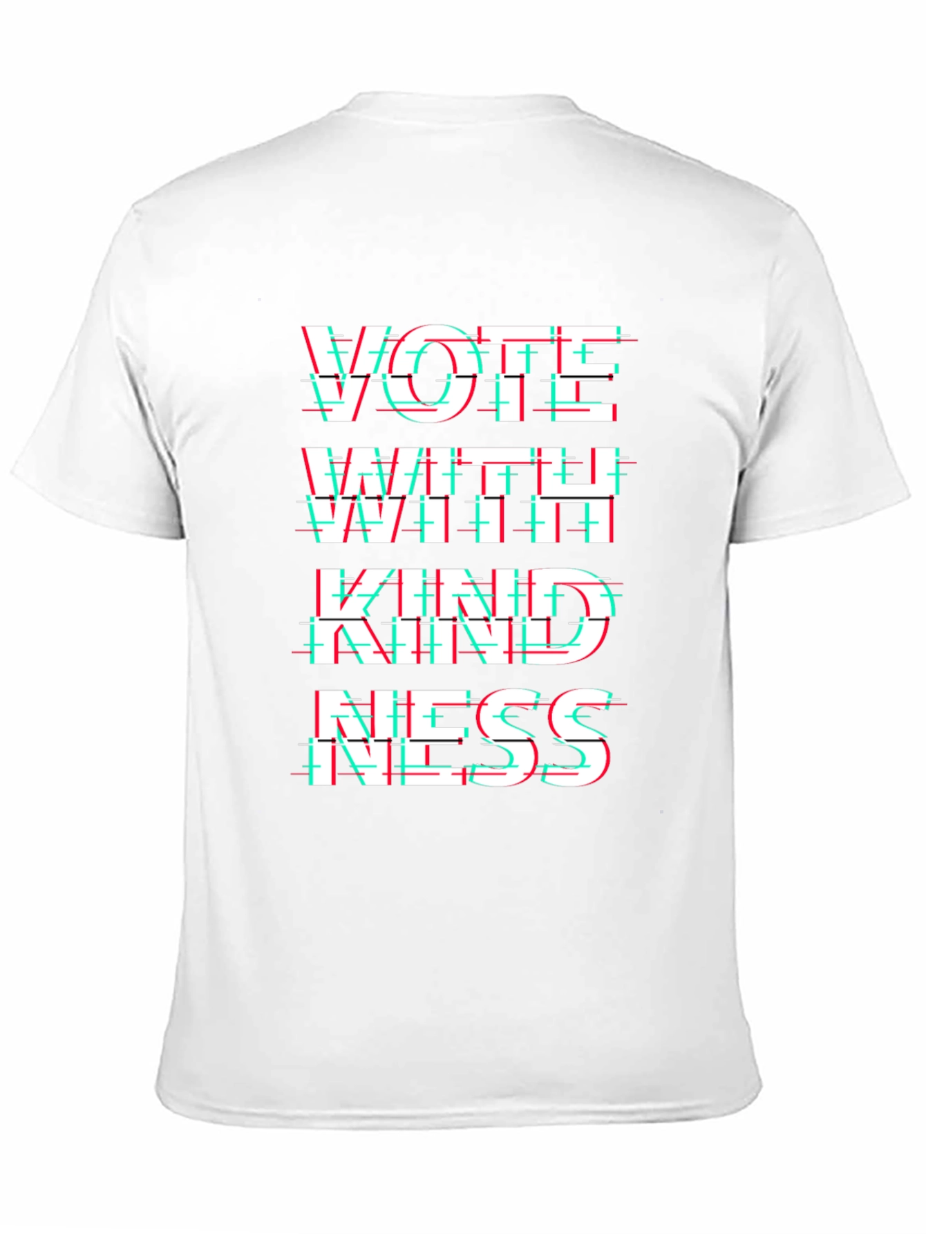 Vote With Kindness Black Graphic T-Shirt