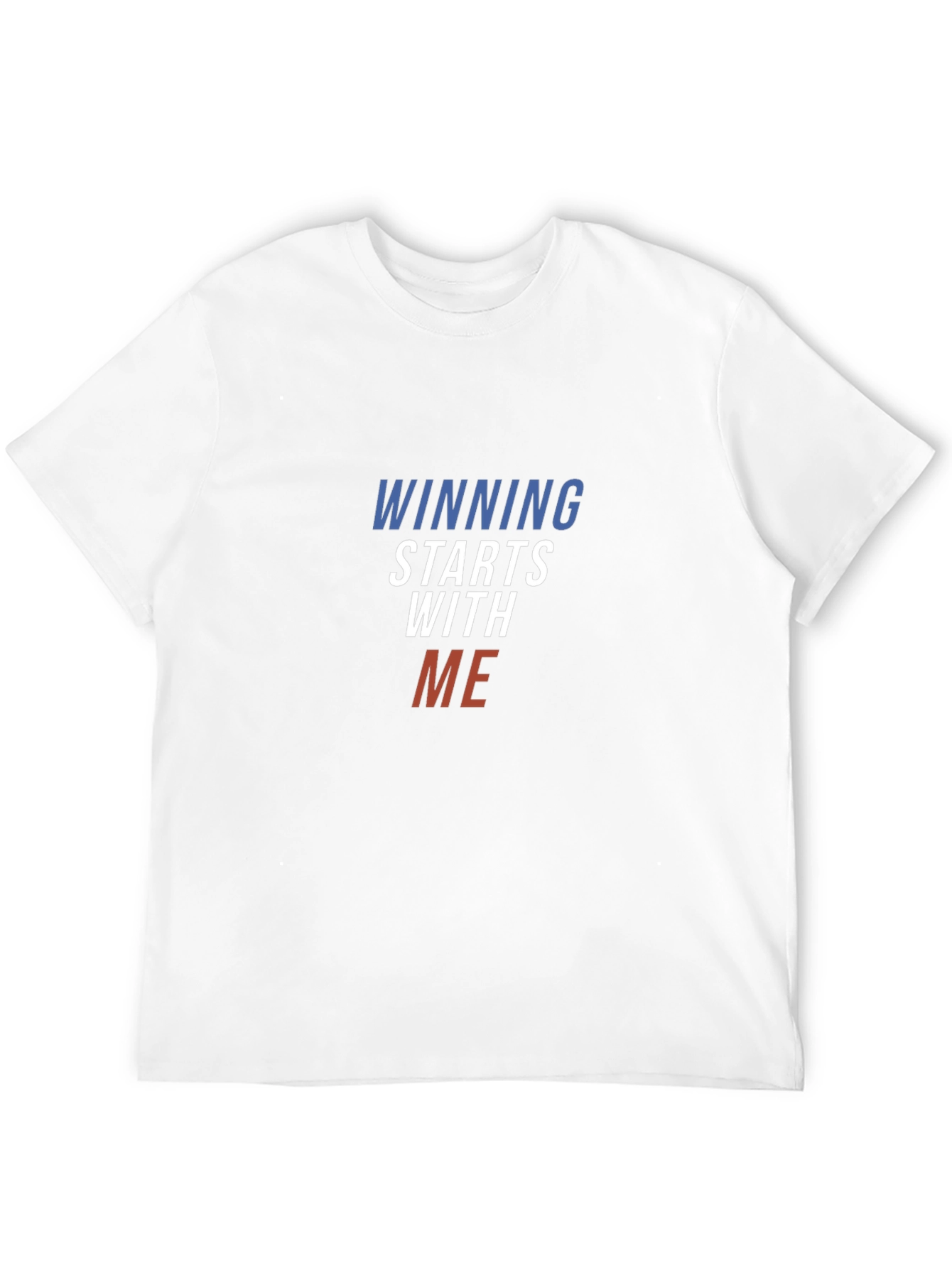 Winning Starts With Me Black T-Shirt