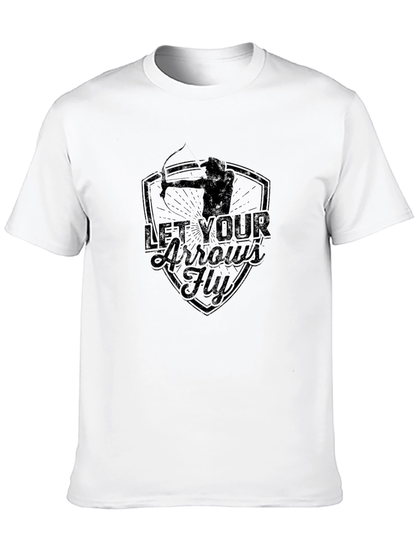 Let Your Arrows Fly Graphic T-Shirt - Archery Tee