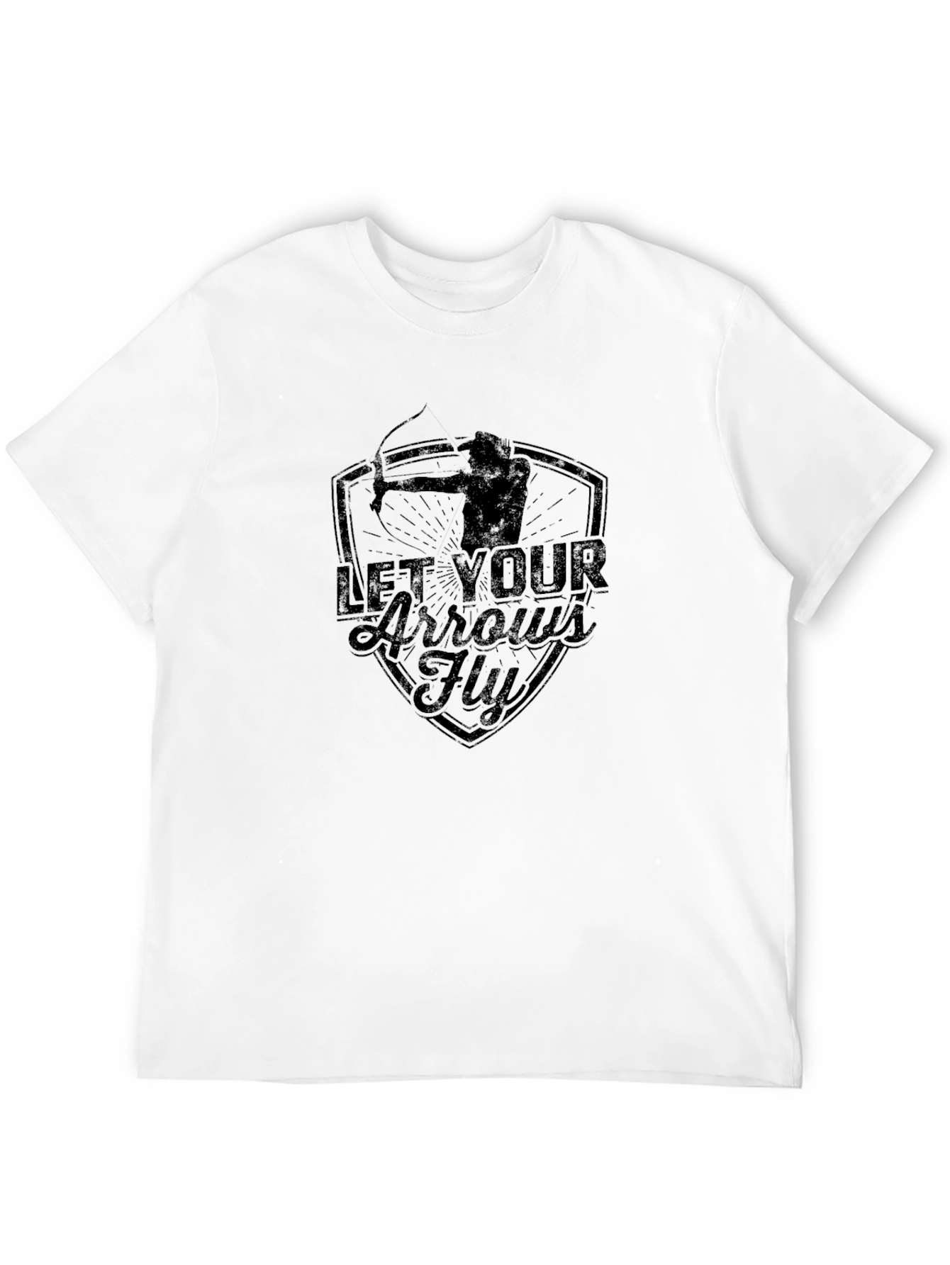 Let Your Arrows Fly Graphic T-Shirt - Archery Tee