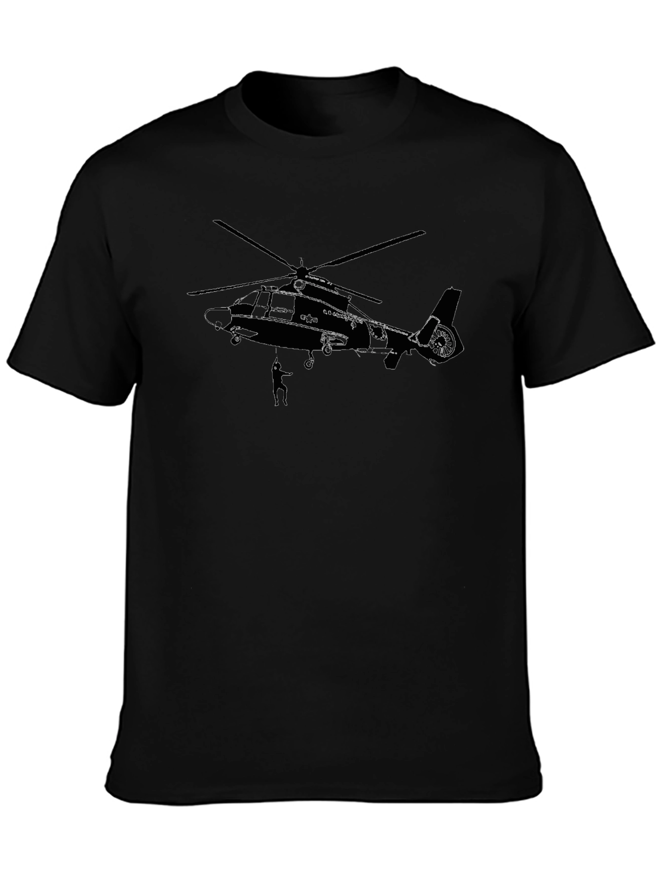 Military Helicopter Design Tee
