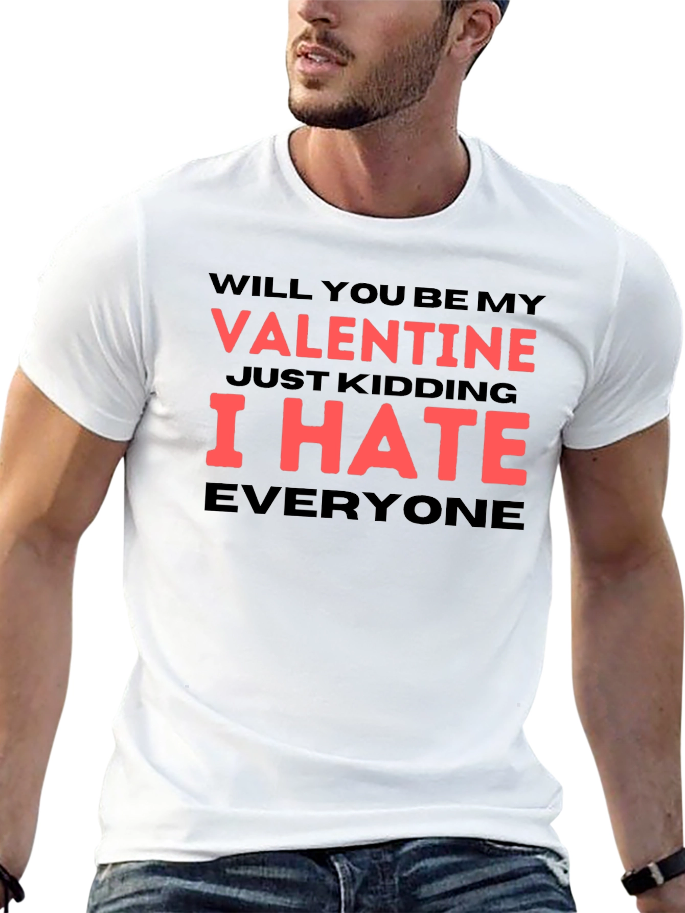 Anti-Valentines Day Tee - I Hate Everyone Shirt