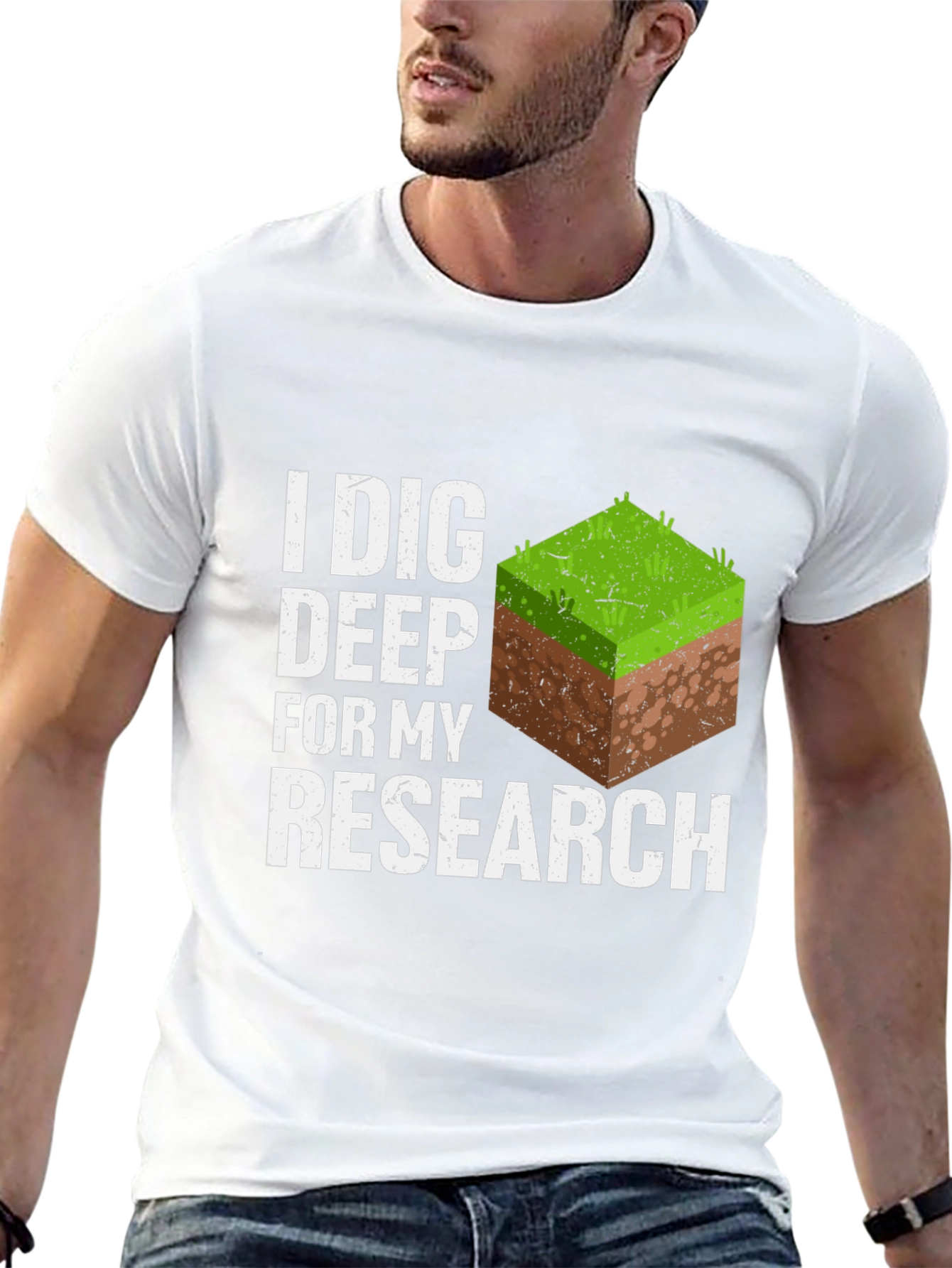 I Dig Deep For My Research Graphic Tee