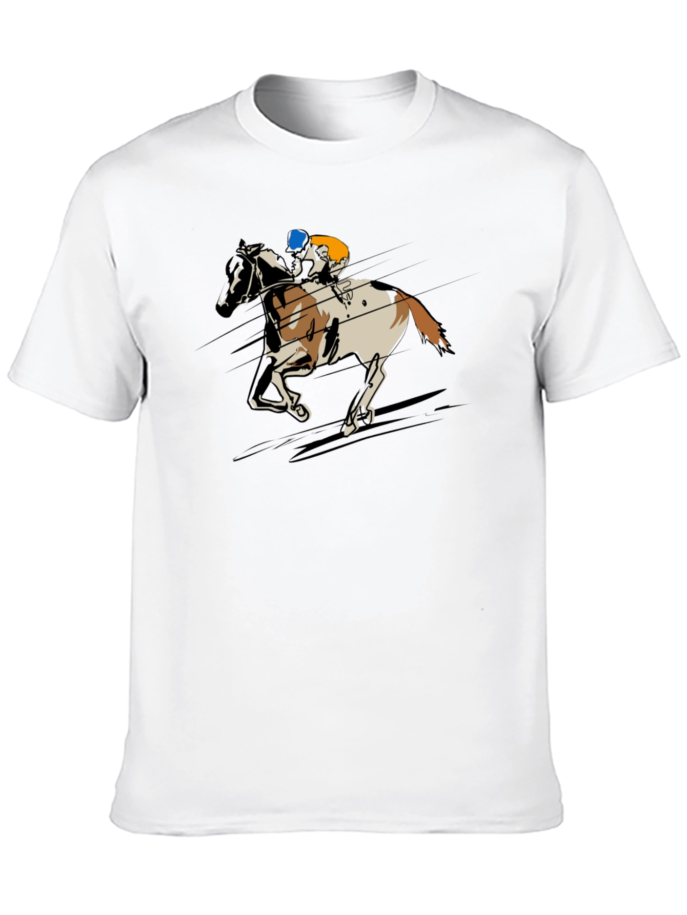 Horse Racing Graphic Tee - Equestrian T-Shirt