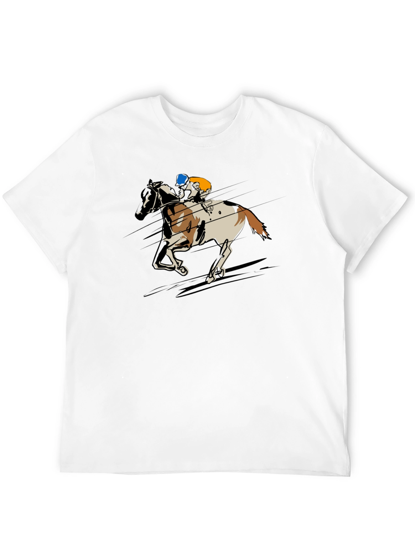 Horse Racing Graphic Tee - Equestrian T-Shirt