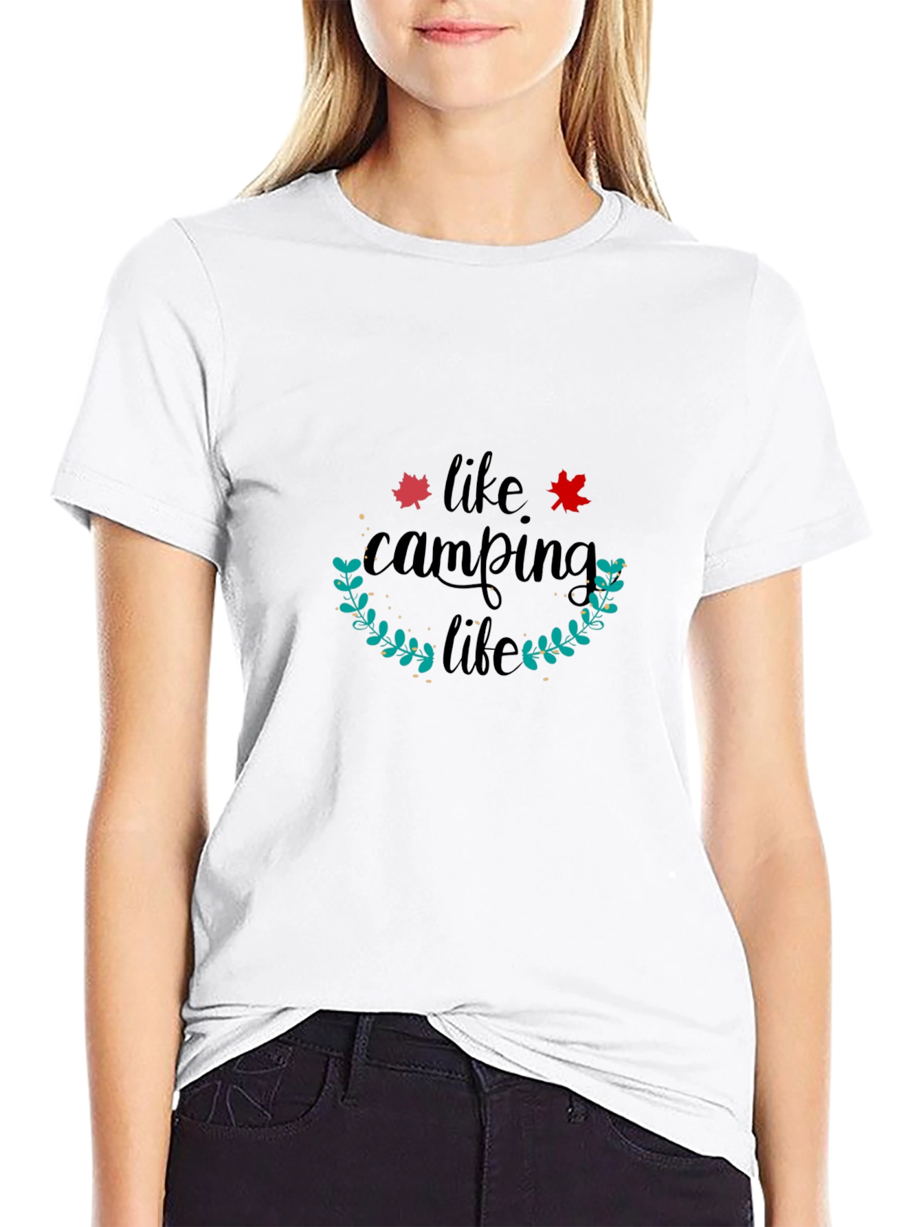 Camping Life Black T-Shirt