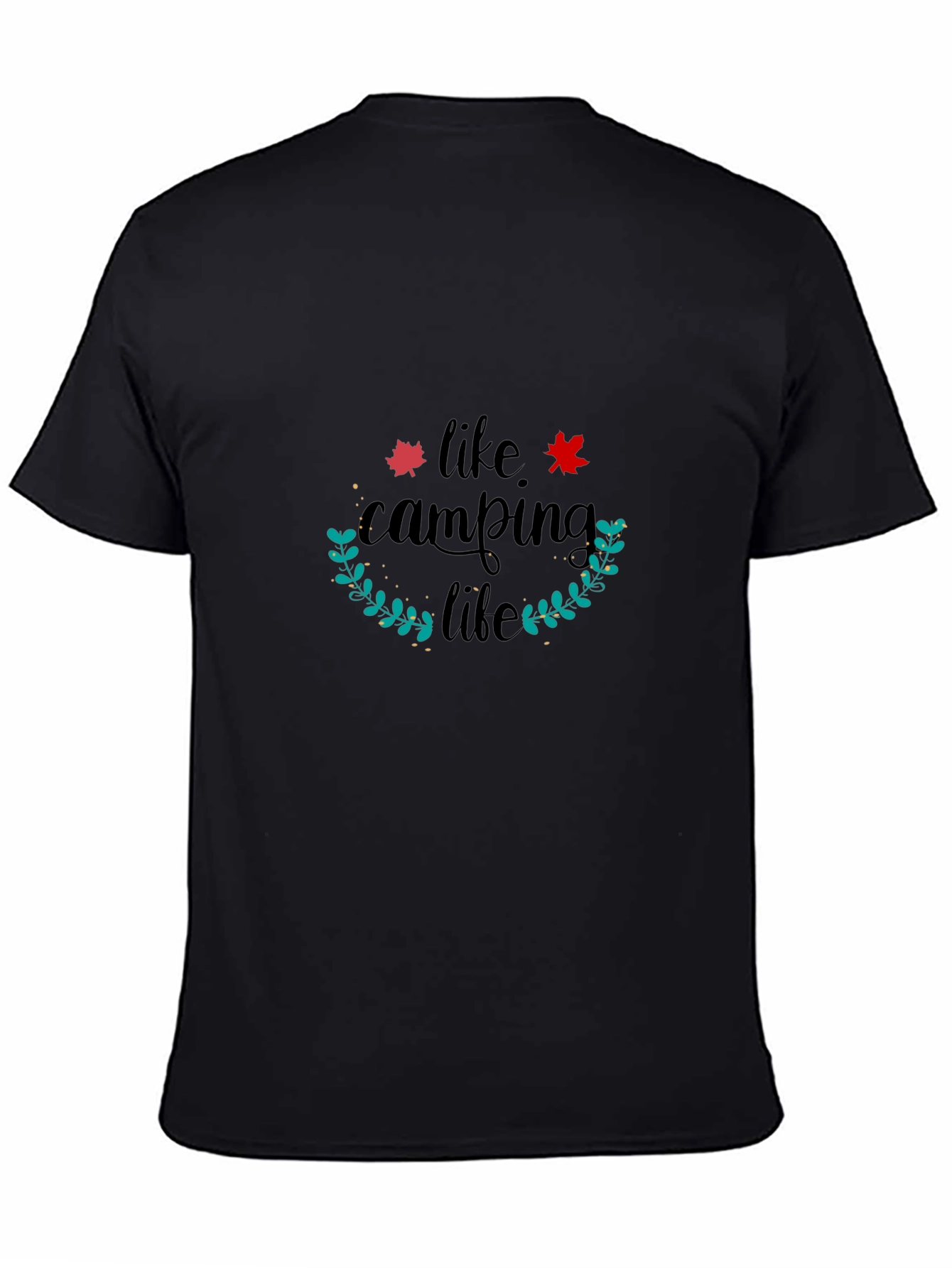 Camping Life Black T-Shirt
