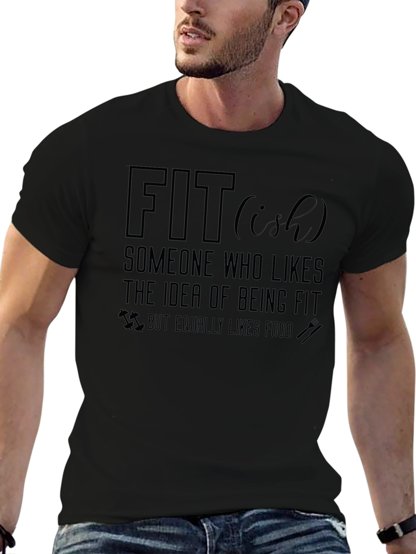 Fit-ish Graphic Tee - Funny Fitness T-Shirt