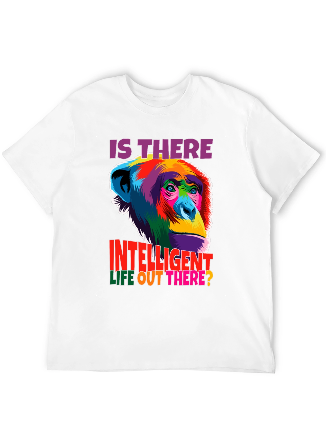 Intelligent Life Monkey Graphic T-Shirt