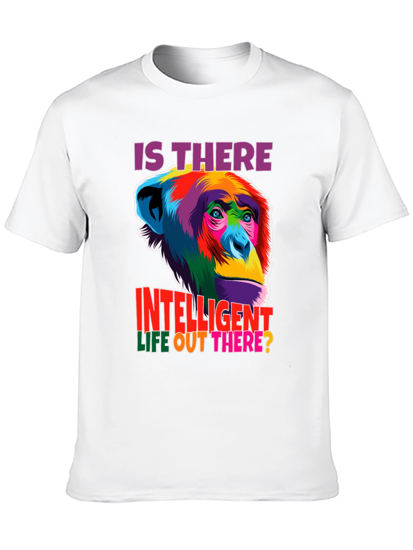 Intelligent Life Monkey Graphic T-Shirt