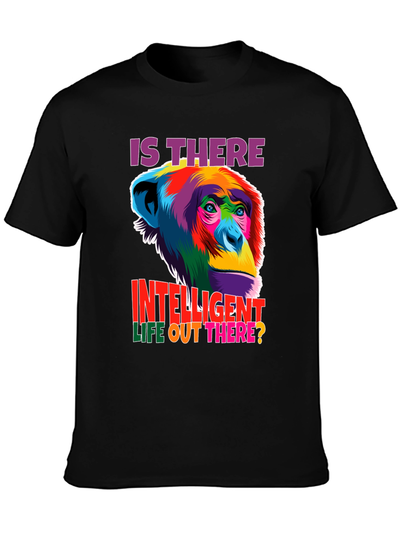 Intelligent Life Monkey Graphic T-Shirt